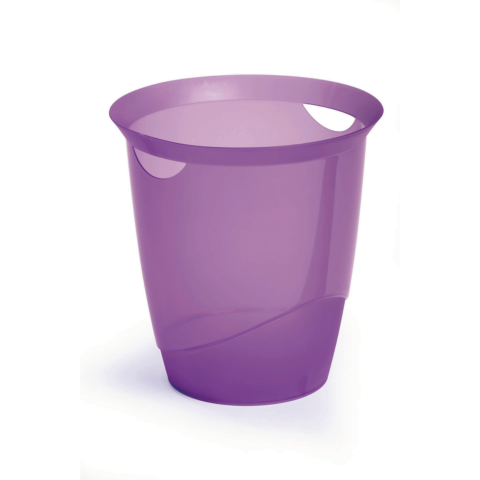 Translucent Waste Bin 16ltr Purple