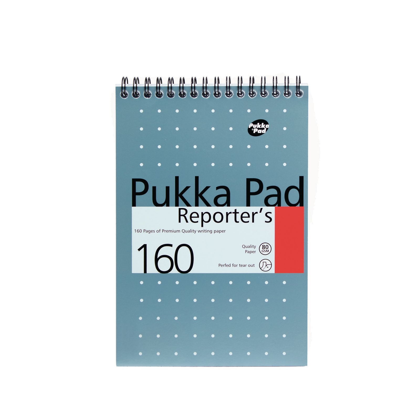 Pukka Pad Metallic Reporter’s Pad - 140 x 205mm - 160 pages - 8mm lined