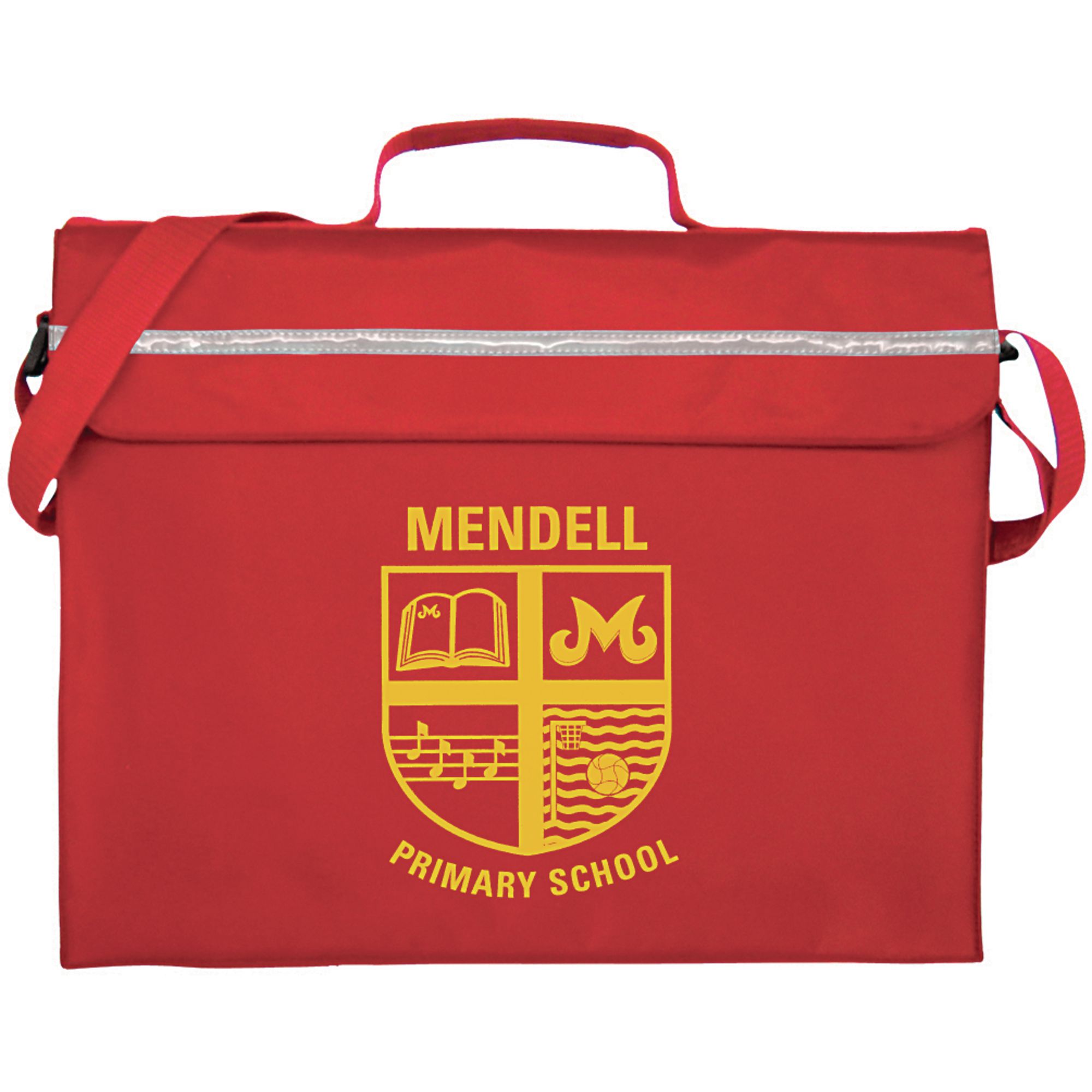 personalised red book bag