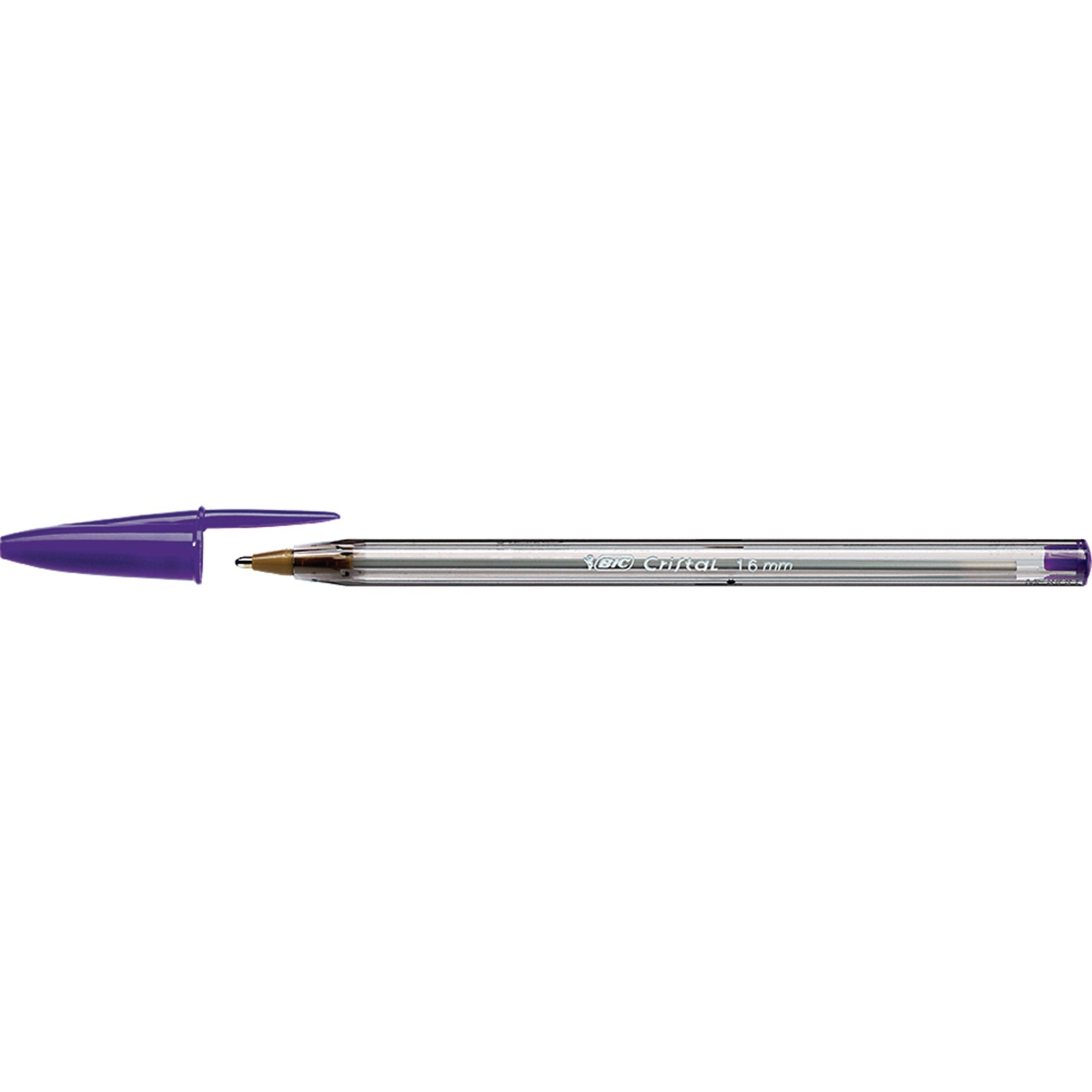Bic Cristal Fun Ballpoint Pen Purple - Pack of 20