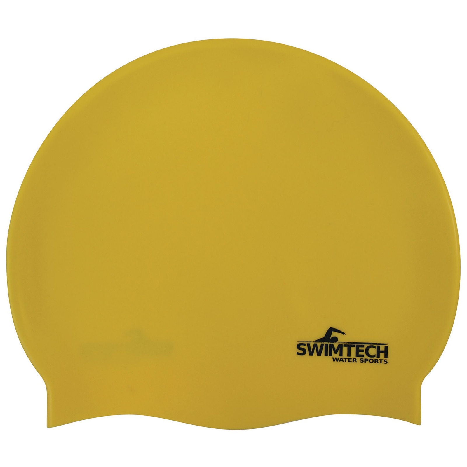 Silicone Swim Cap Yellow Ea