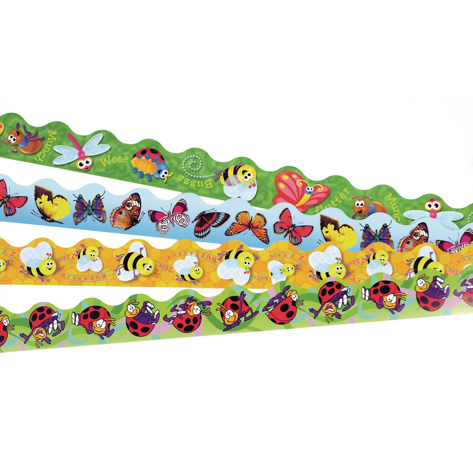 Bug Border Trimmers - 1m - Assorted - Pack of 48 (4 x 12)