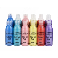 Classmates  Ready Mixed Paint in Pearlescent - Pack of 12 - 300ml Bottle