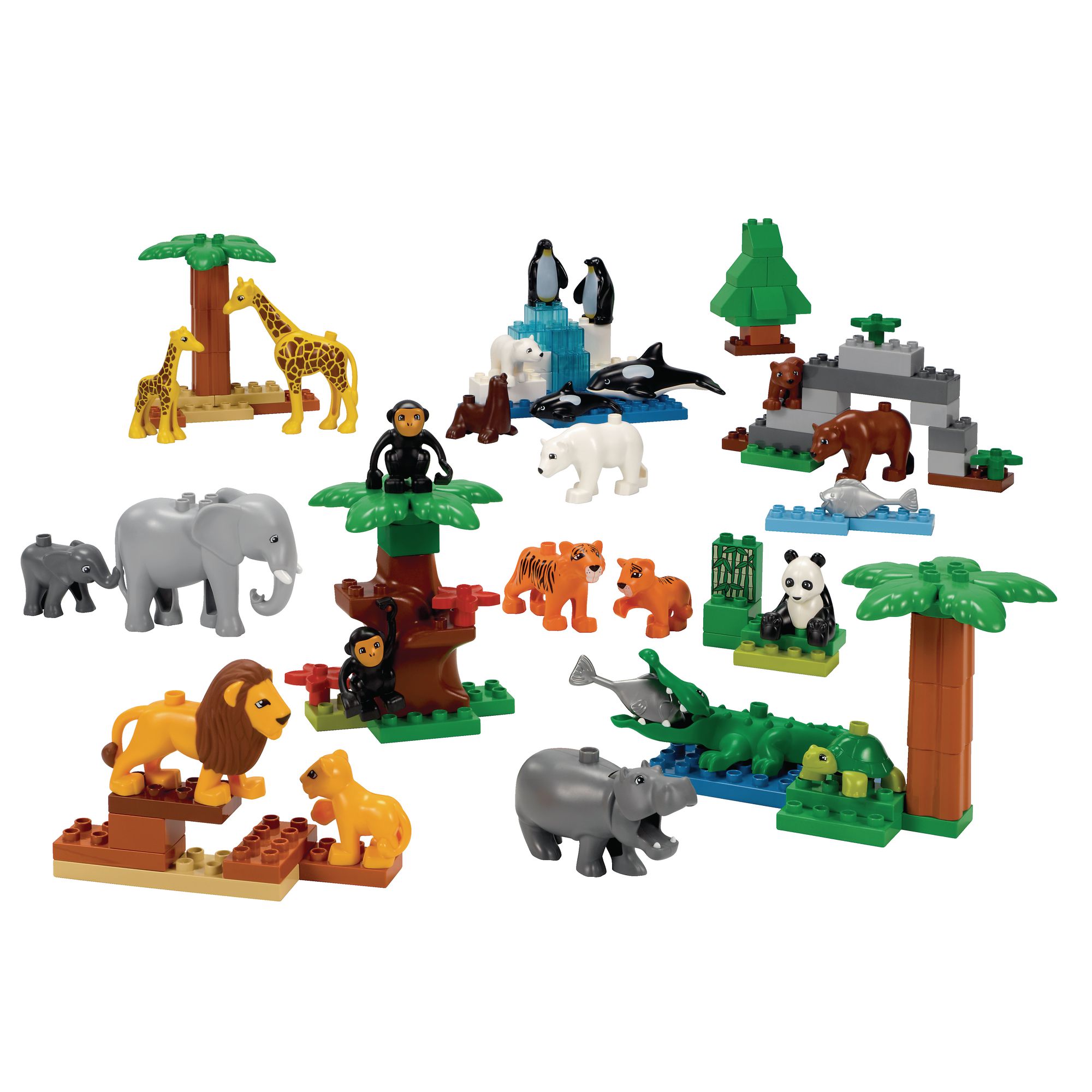 lego duplo wild animals set