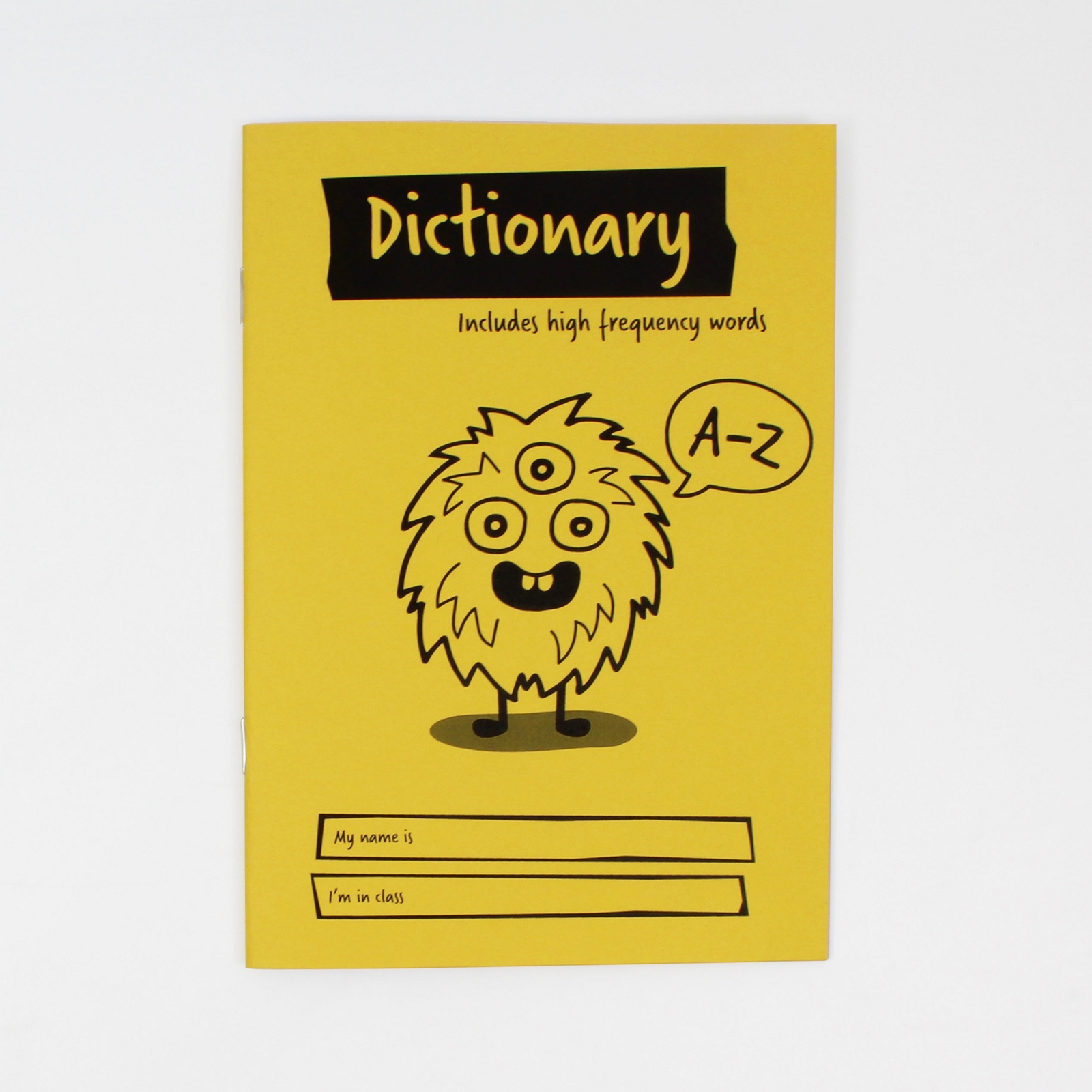 A5/210 x 148mm Yellow Cover Dictionary Spelling Book - 28 Page - Pack of 30