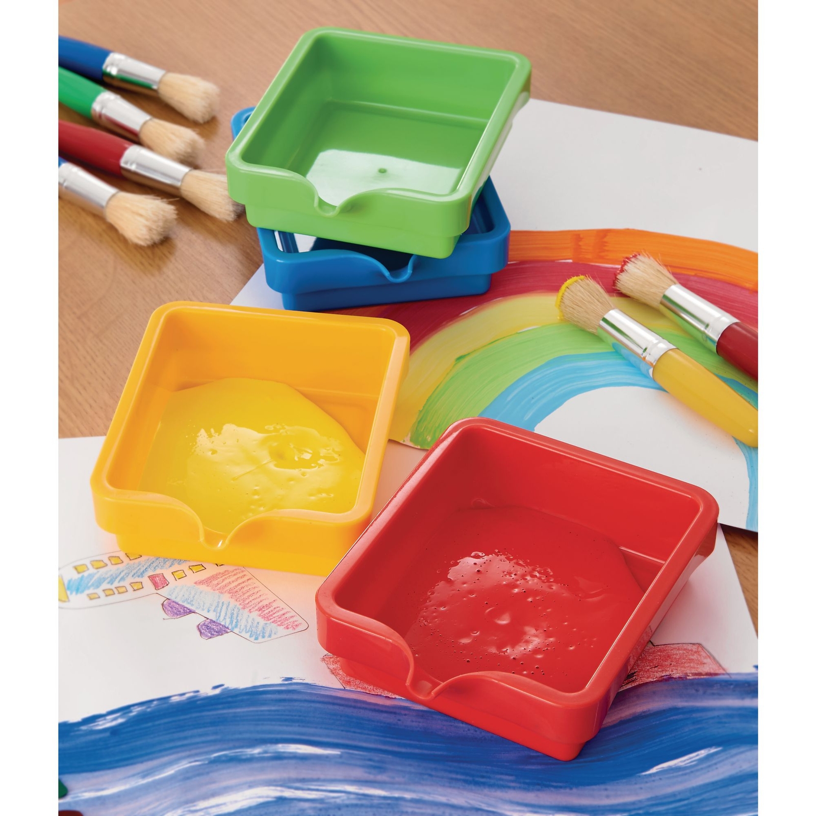 Paint Saver Trays - 142 x 40mm - Assorted - Pack of 4