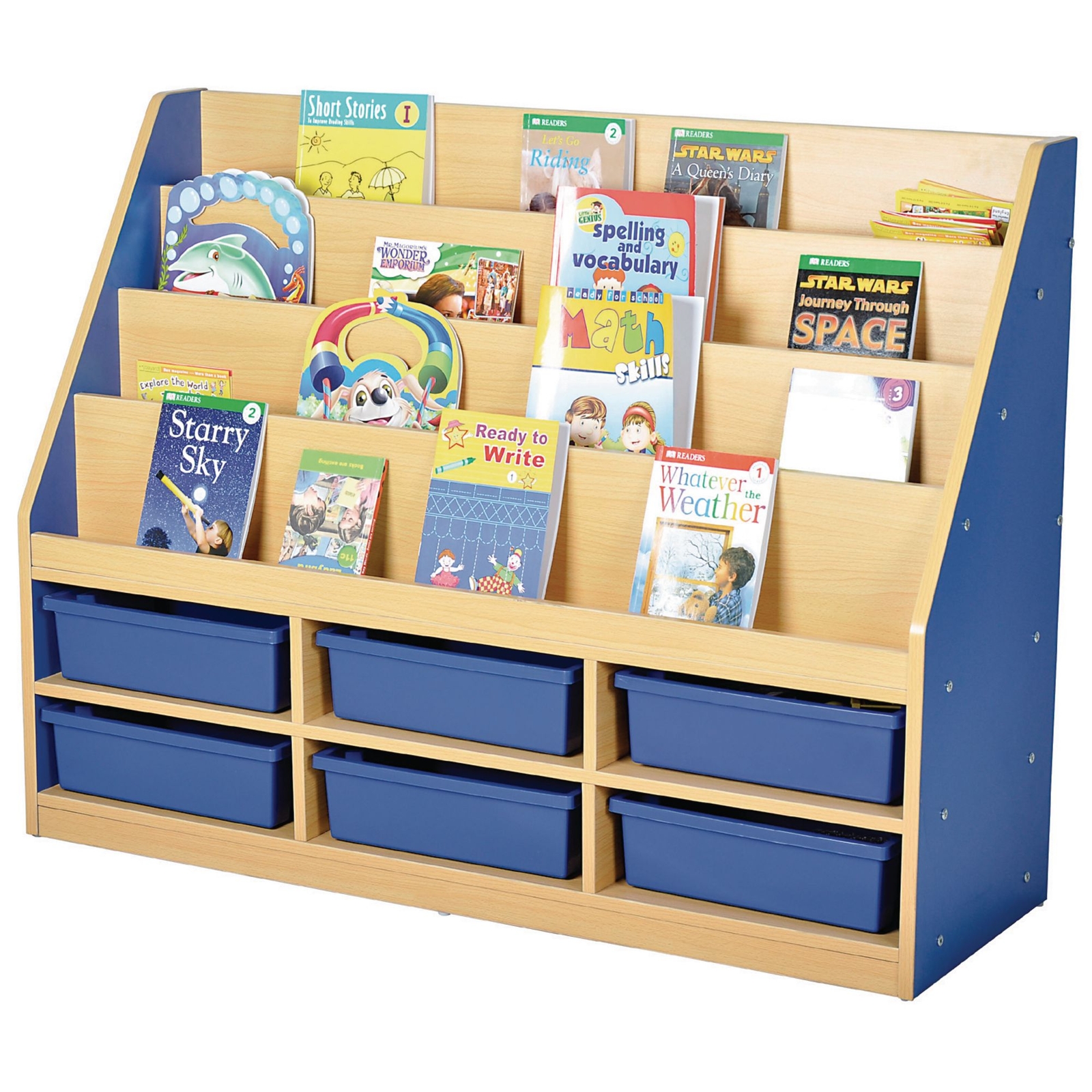 6 Small Tray Unit - Blue