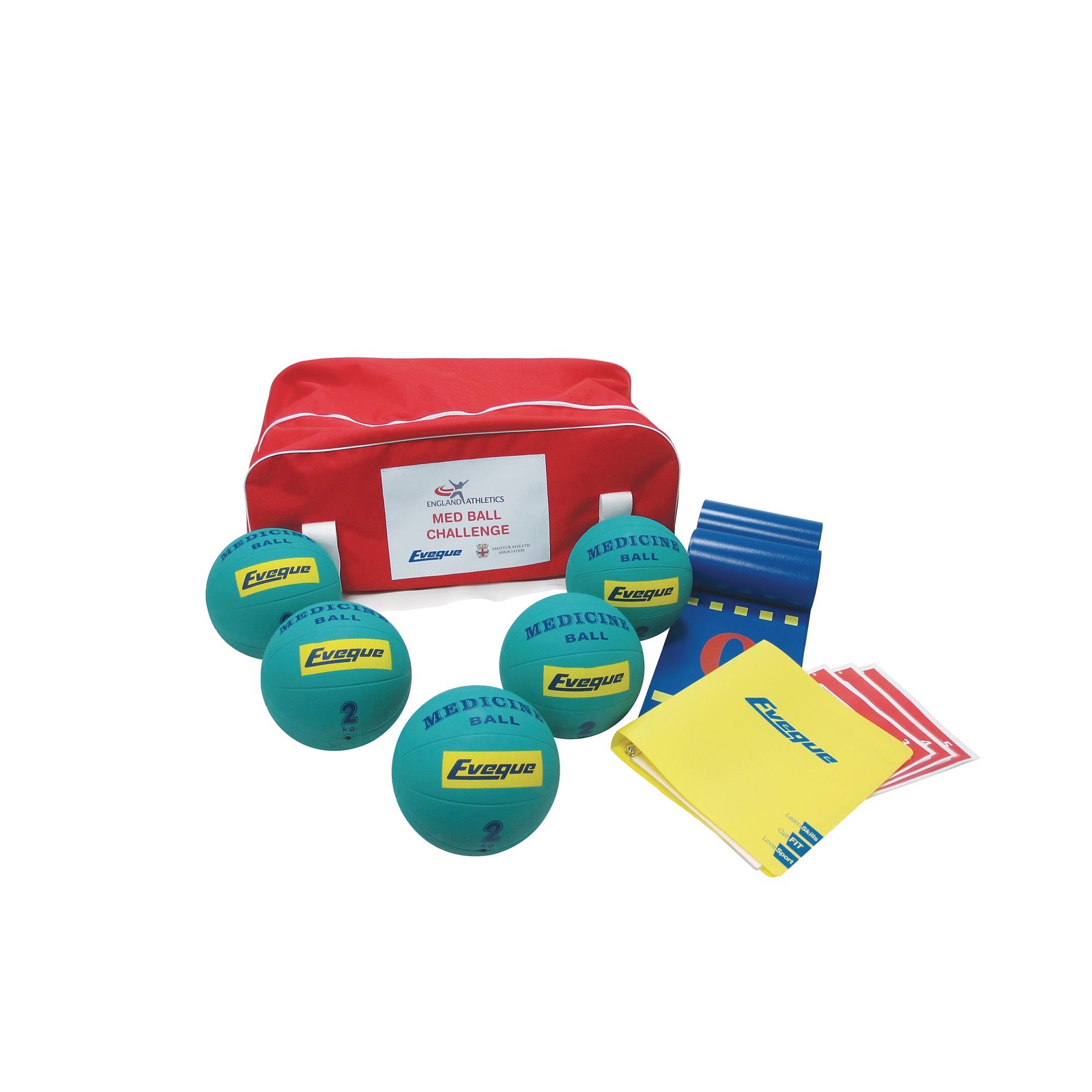 England Athletics Medicine Ball Challenge Pack, 5 x 2kg