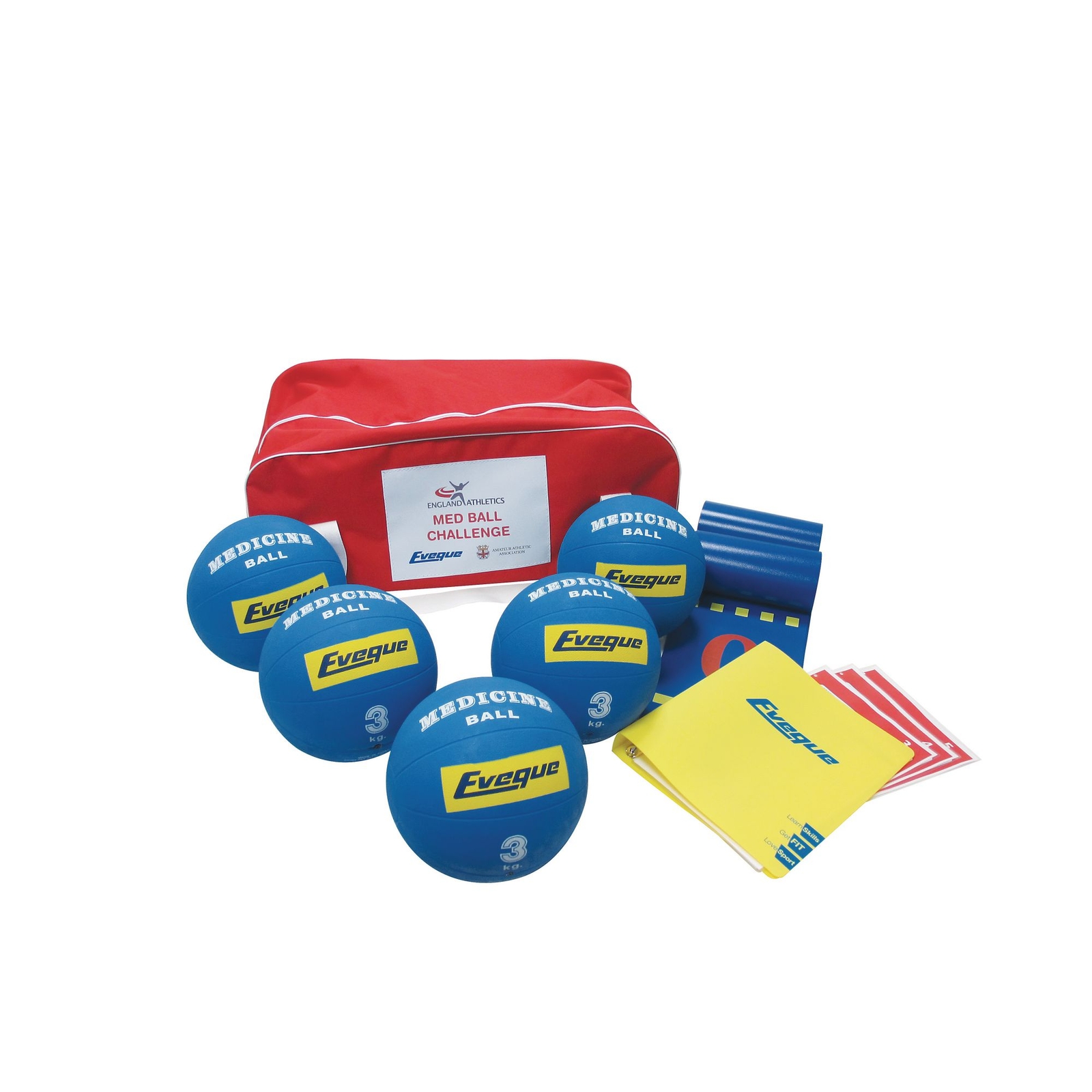 England Athletics Medicine Ball Challenge Pack, 5 x 3kg