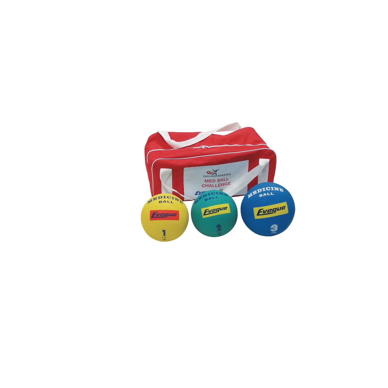 England Athletics Medicine Ball Challenge 3 Pack