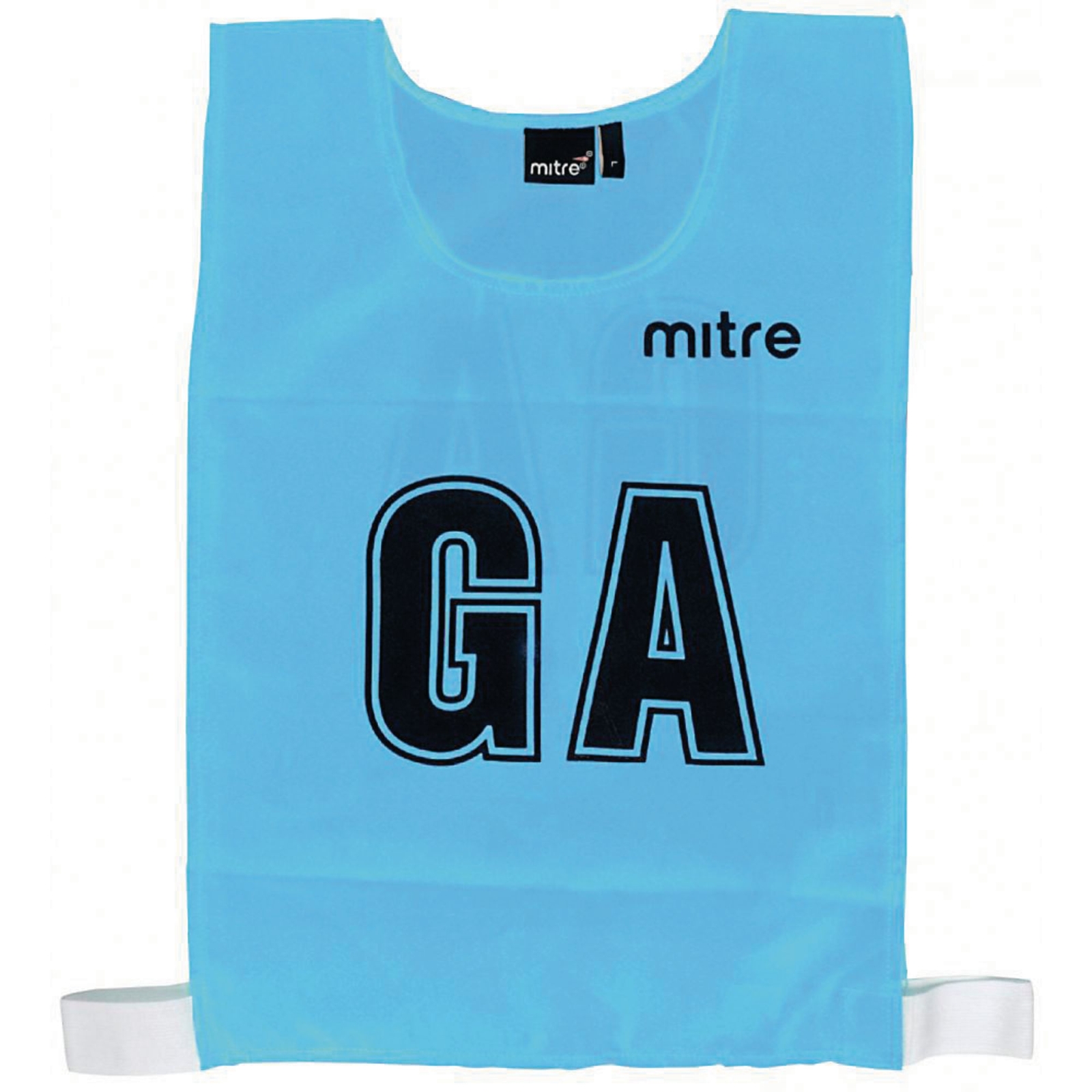 Mitre Netball Bib - 10-18 Years - Pack of 7 - Sky Blue