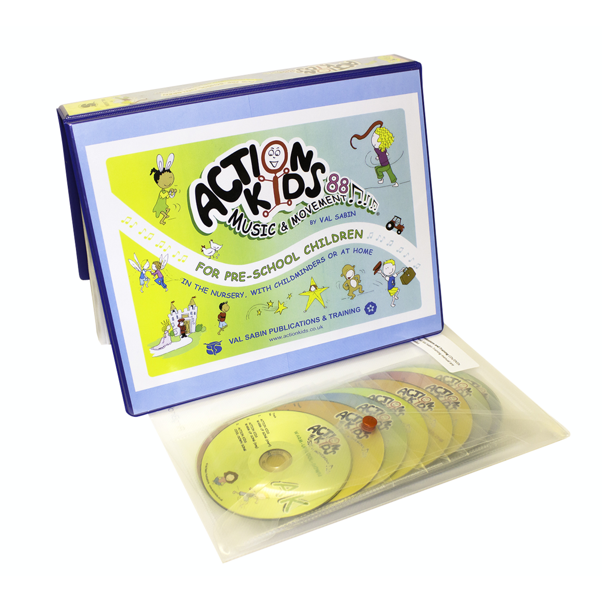 Action Kids 88 Movement Music Cards Cd