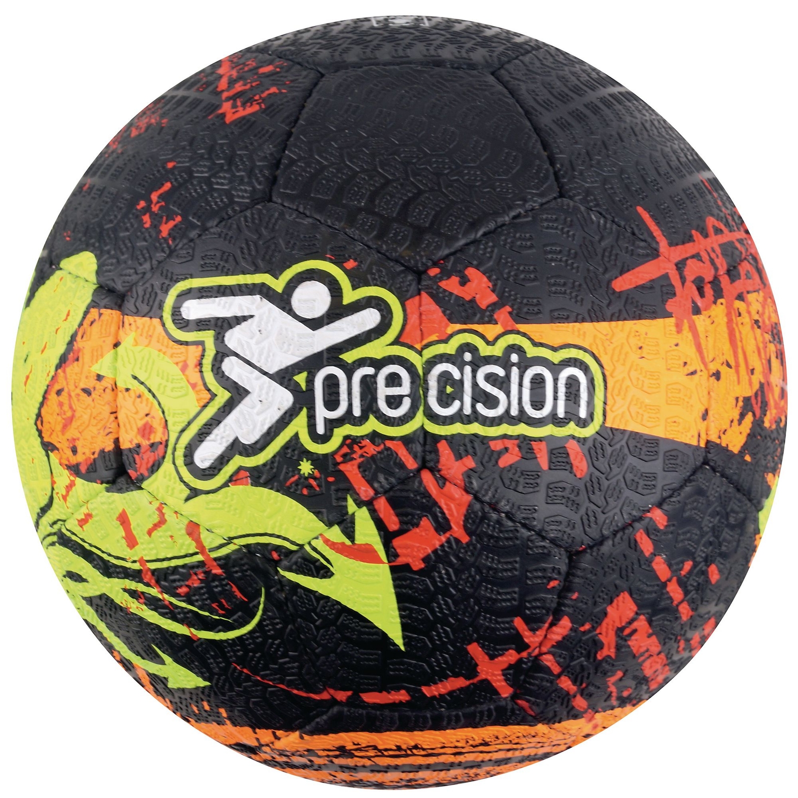 Precision Street Mania Football - Fluo/Yellow/Black - Size 4