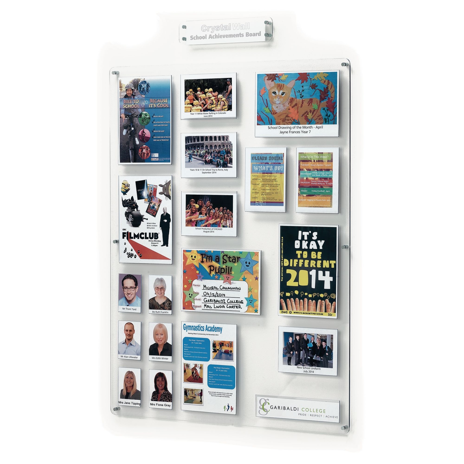 School Achievements Board (Portrait) - W900 x H1200mm
