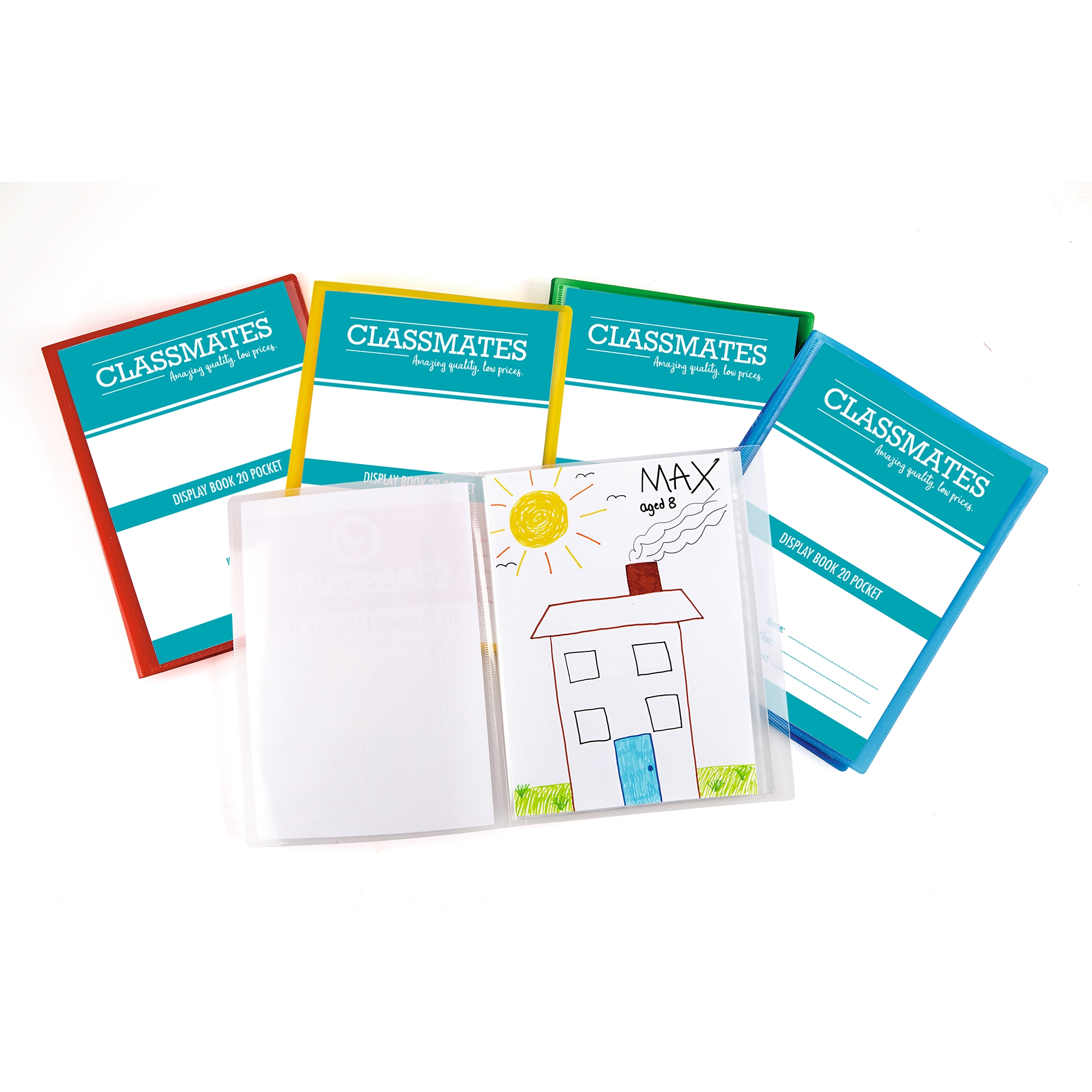 Classmates Display Book A4 Assorted - Pack of 5