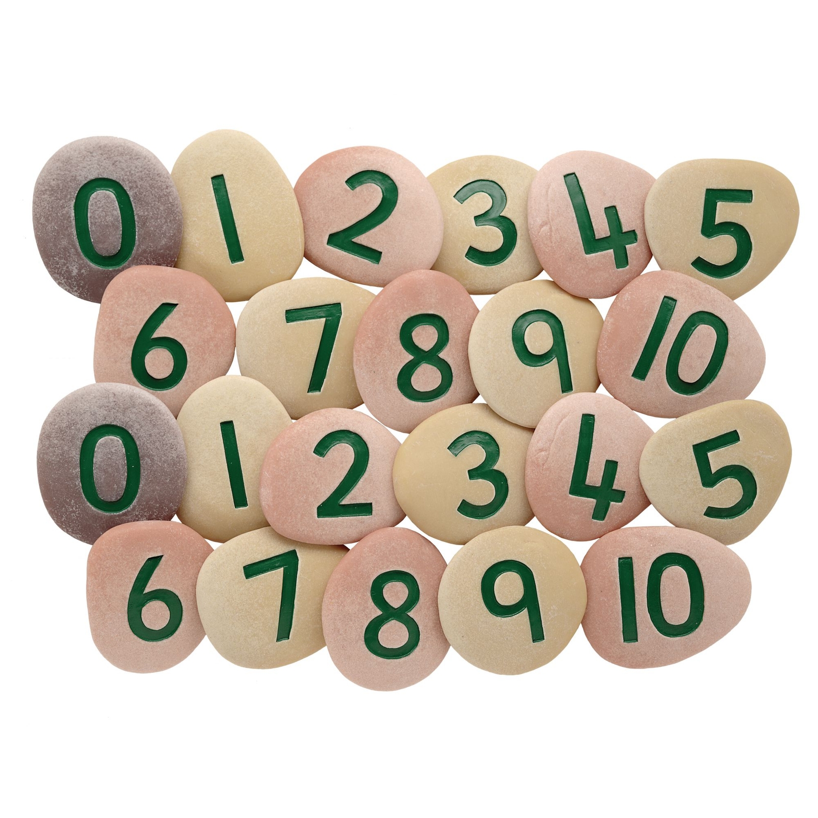 Jumbo Number Pebbles