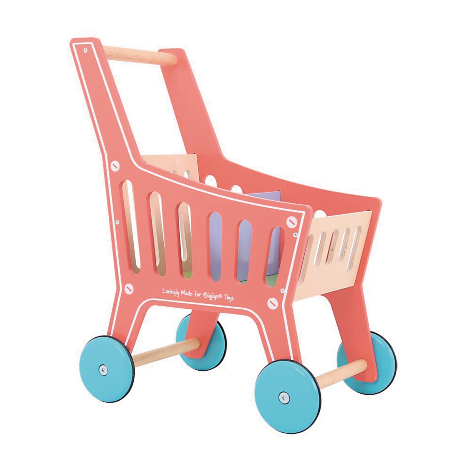 Wooden Shopping Trolley