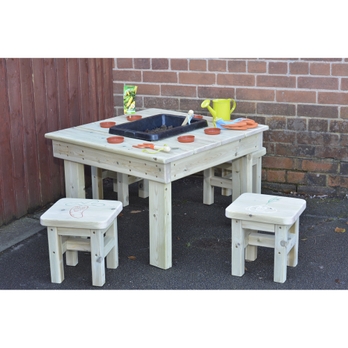 Potting Table And Stools Findel International