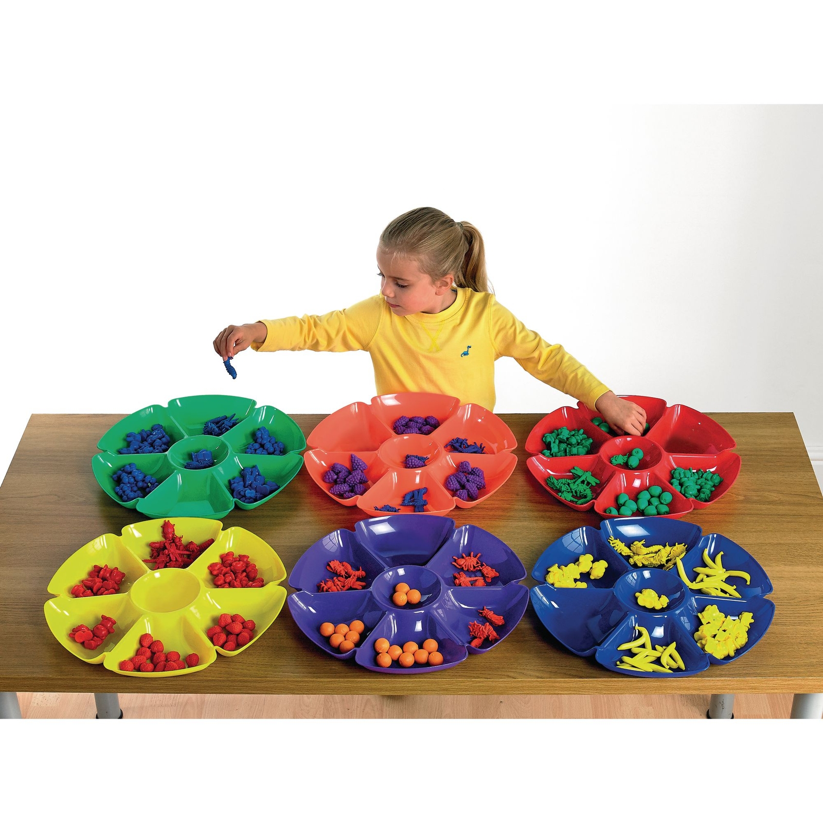 Flower Sorting and Counting Trays - Set 6