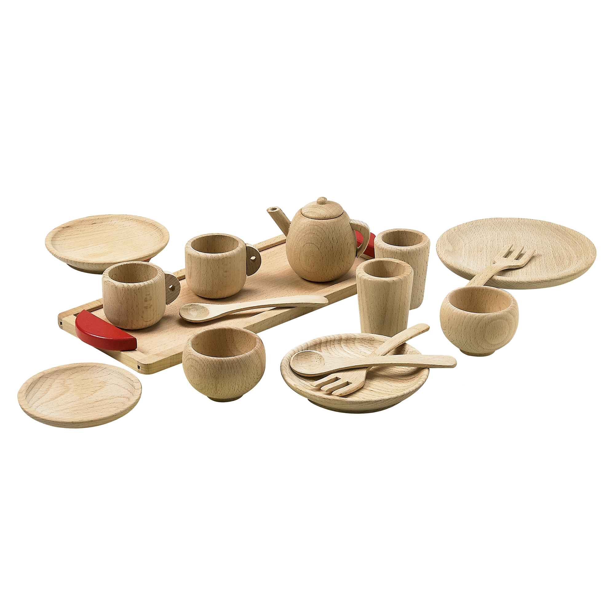 Wooden Tea Set