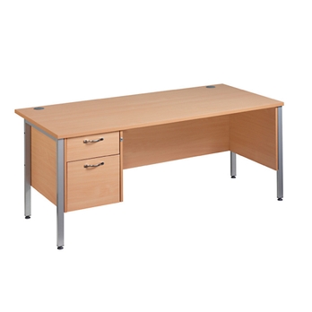 Straight Desk 2 Drawer Pedestal Findel International Straight Desk 2 Drawer Pedestal