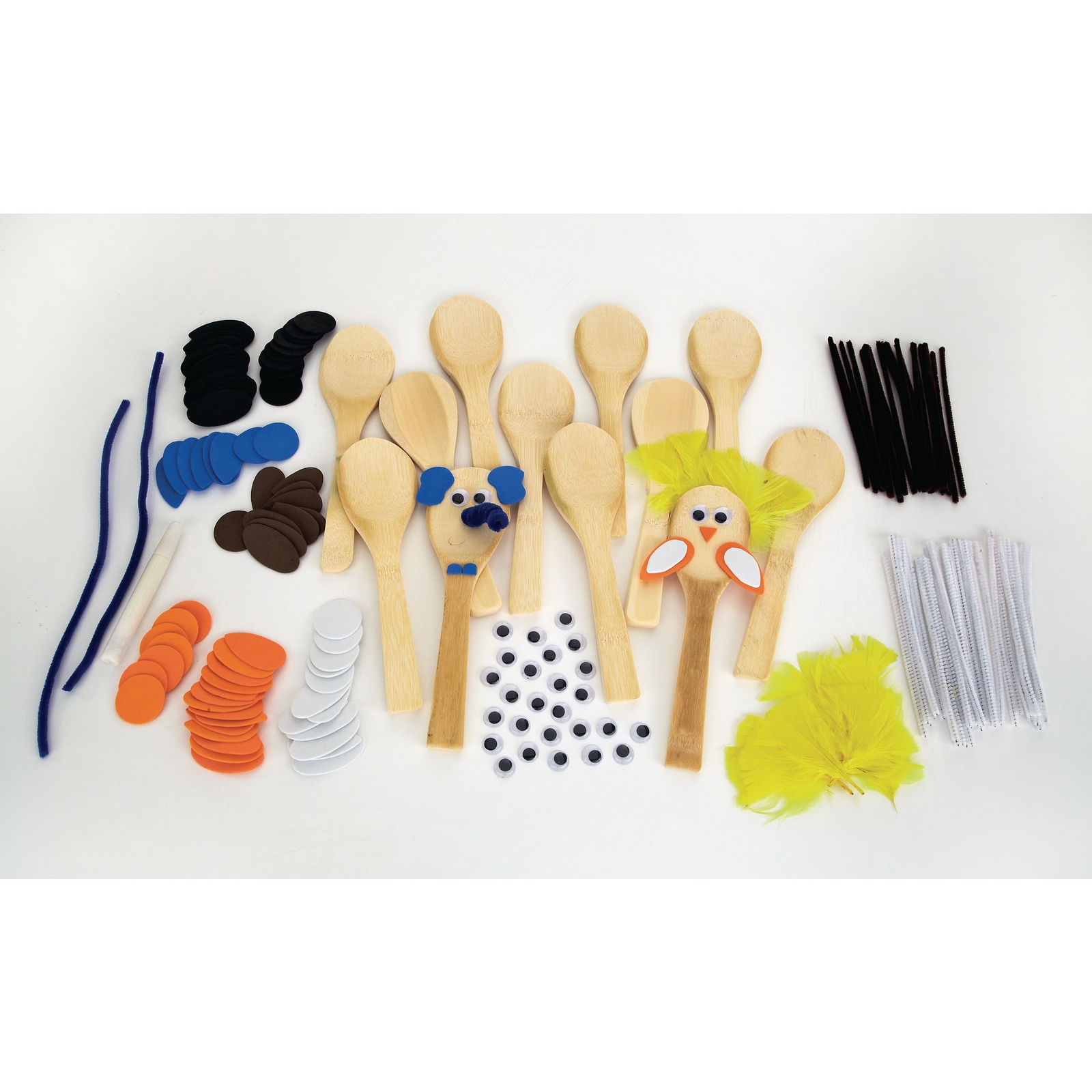 Animal Wooden Spoons Pack of 10