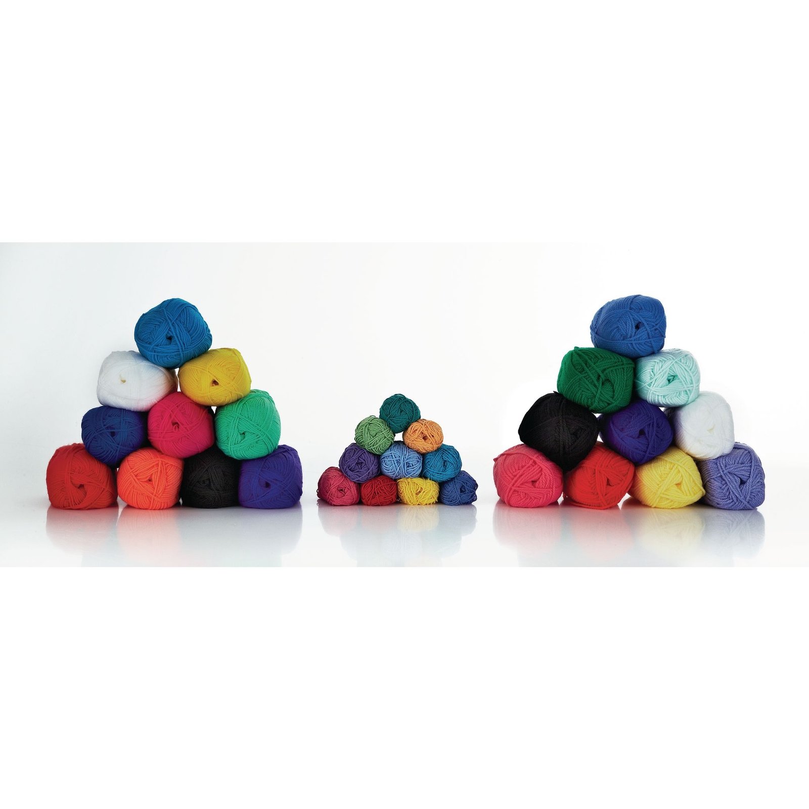 Double Knit Wool - Assorted - 100g Balls - Pack of 10