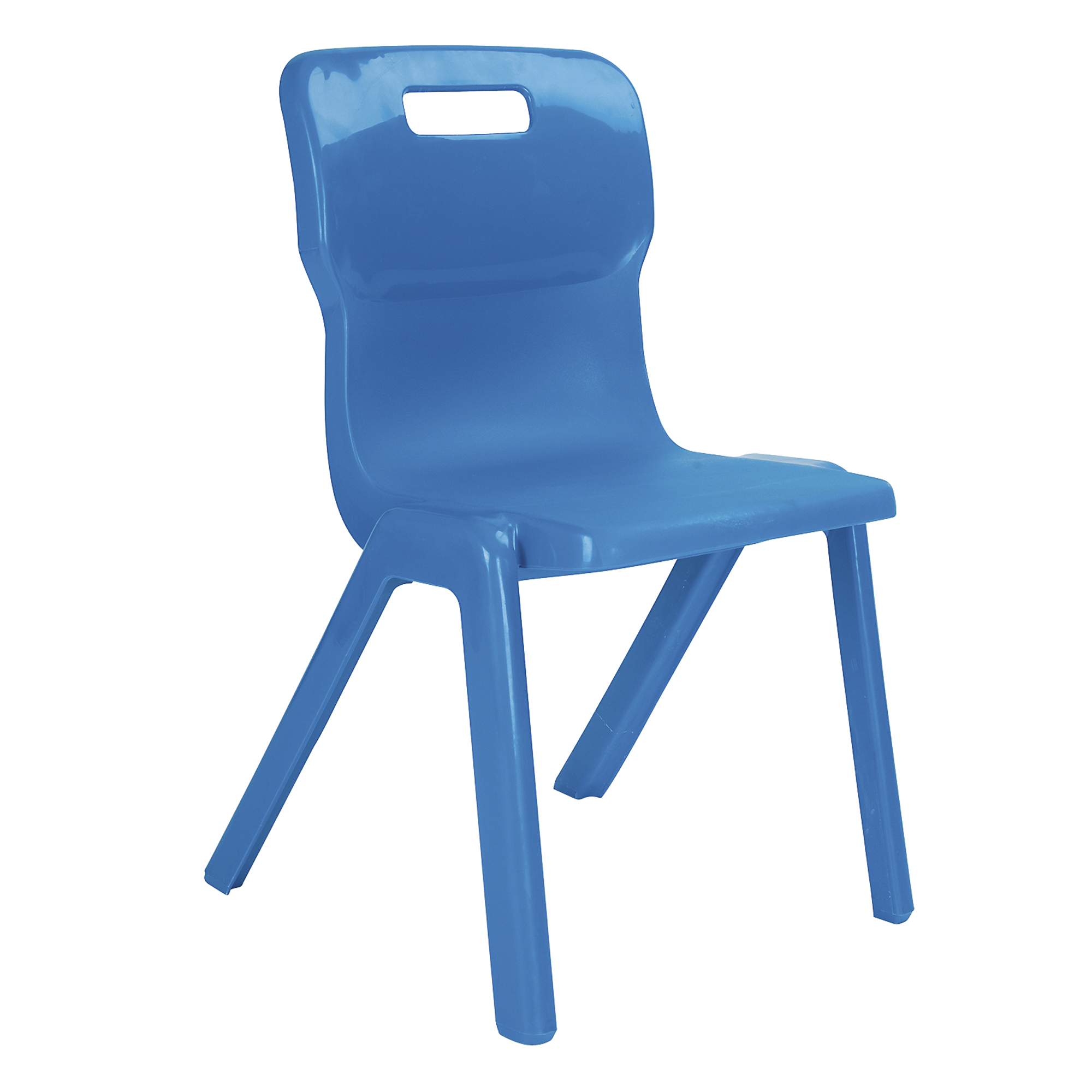 one piece titan chair  size 3 ages 68 blue