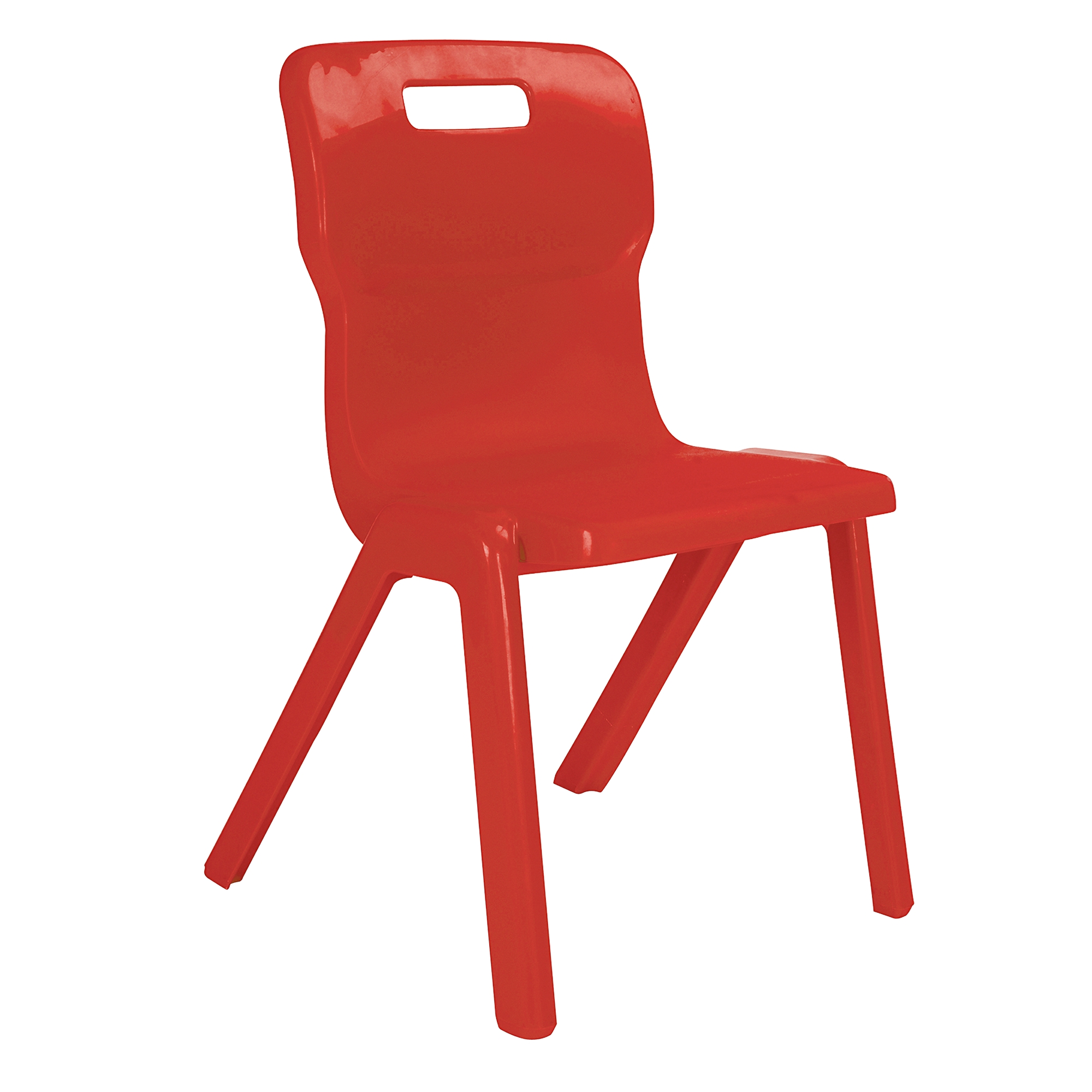 One Piece Titan Chair - Size 2 Ages 4-6 Red