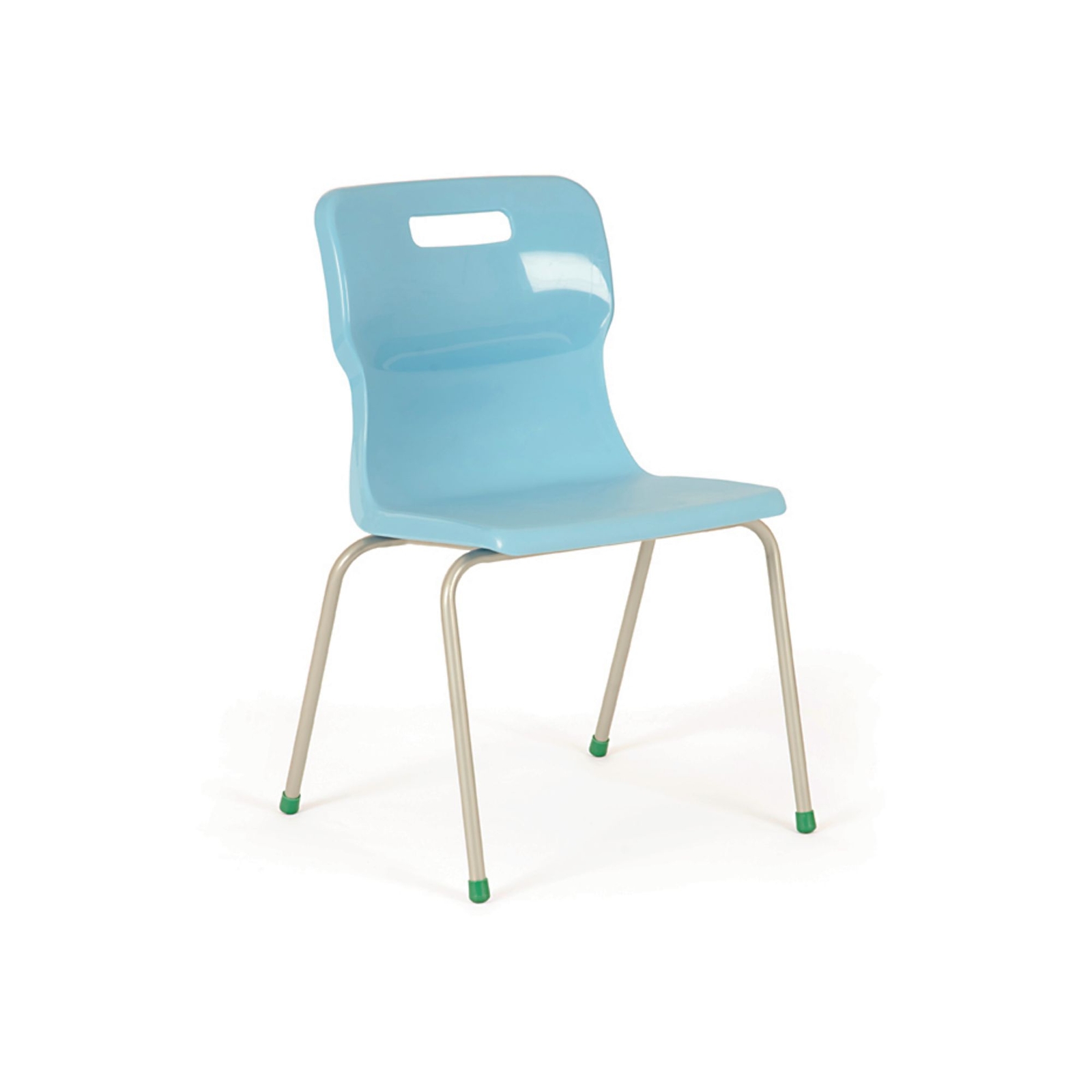 Titan 4 Leg Chairs - Size 6 Age 14+ Sky Blue
