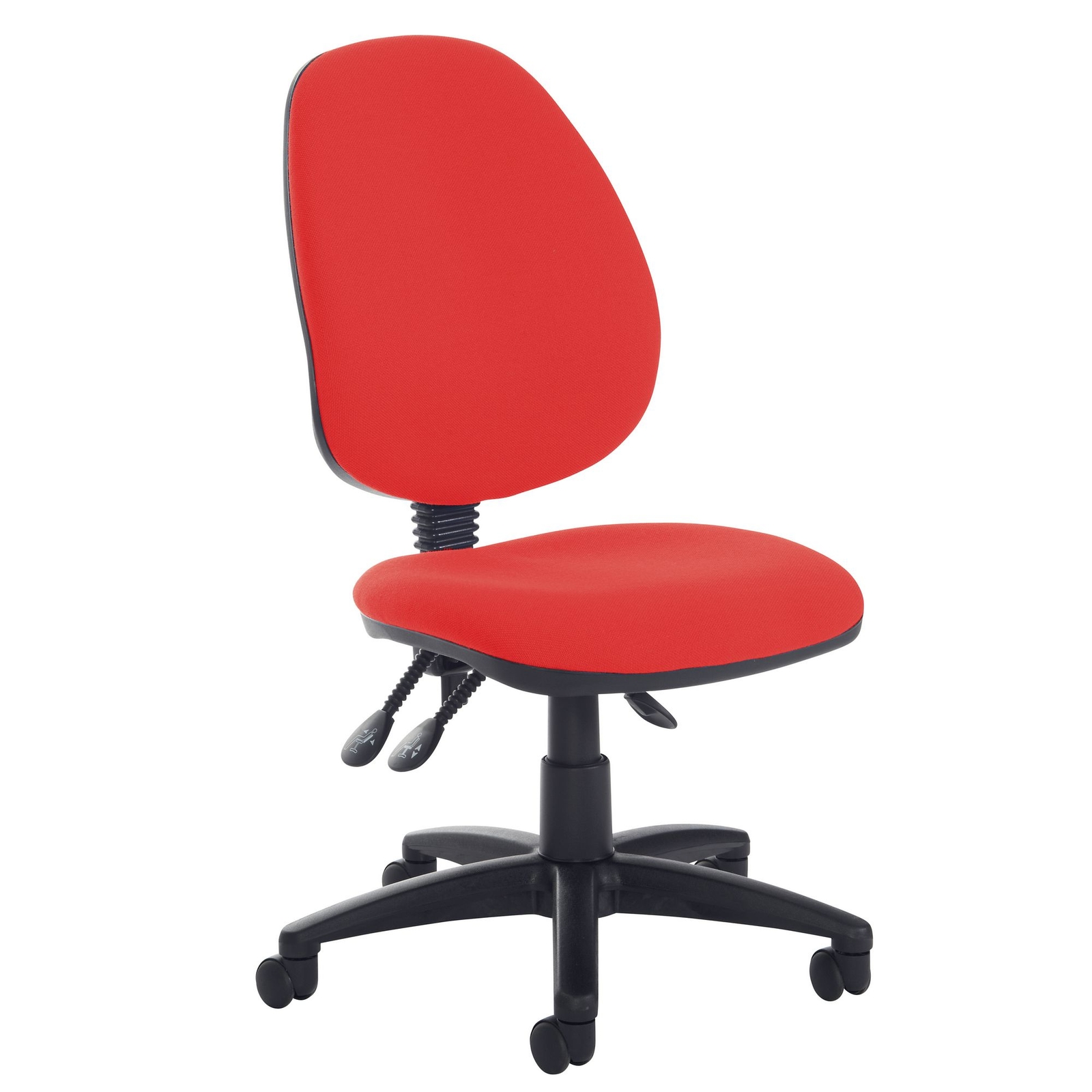 High Back Operator chair - No Arms - Charcoal