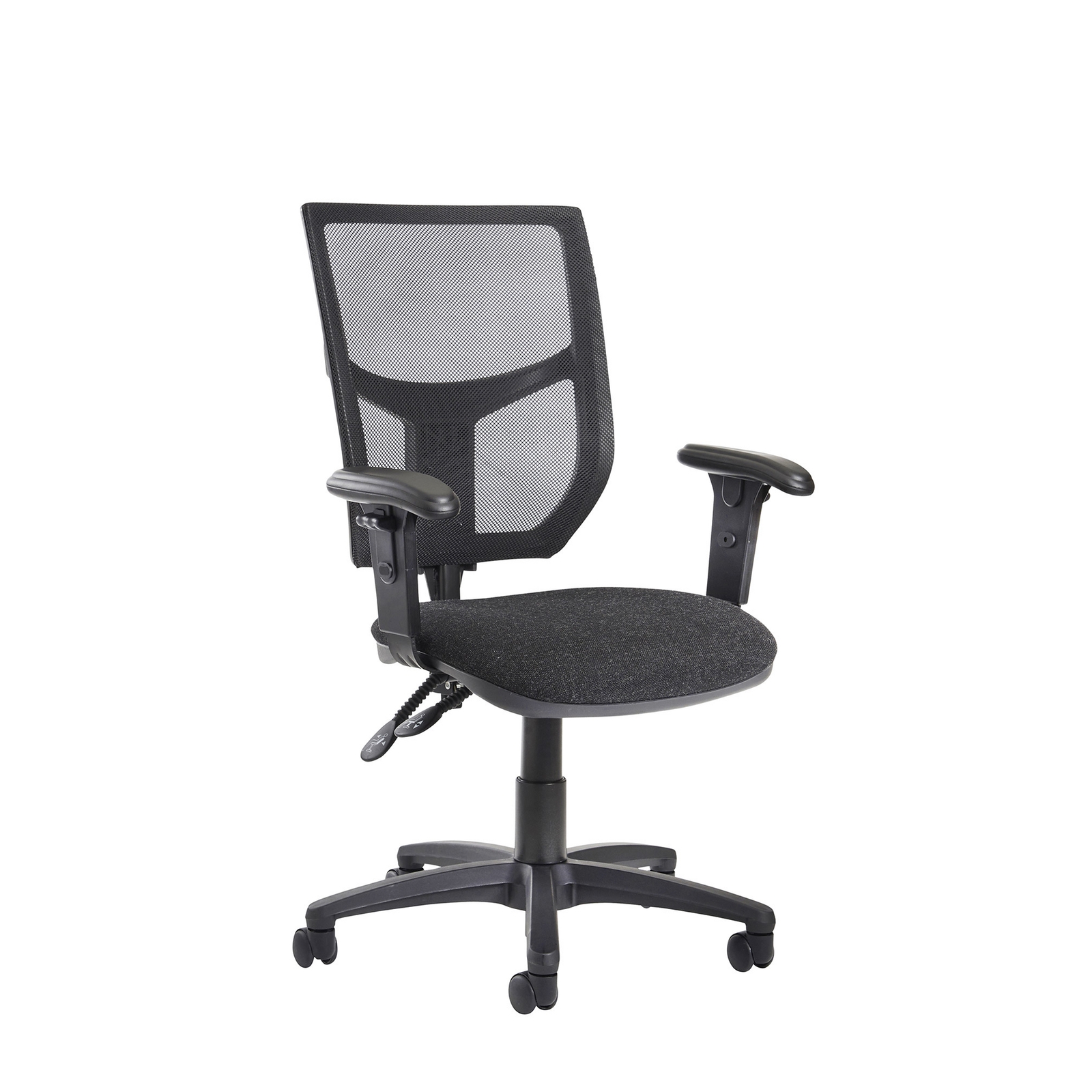 Altino Charcoal High Back Operator's Chair Adjustable Arms - Each