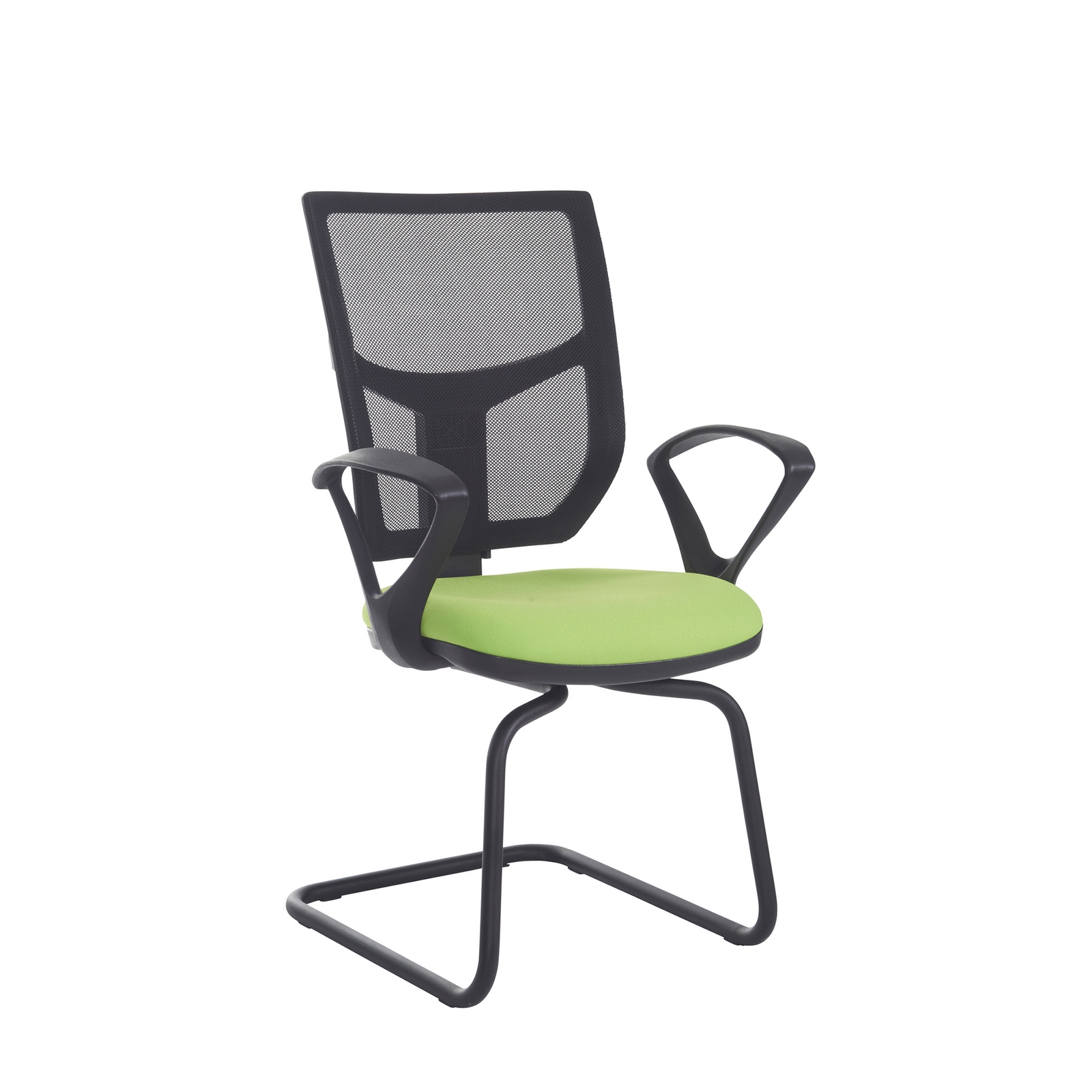 Mesh back chair fixed arms