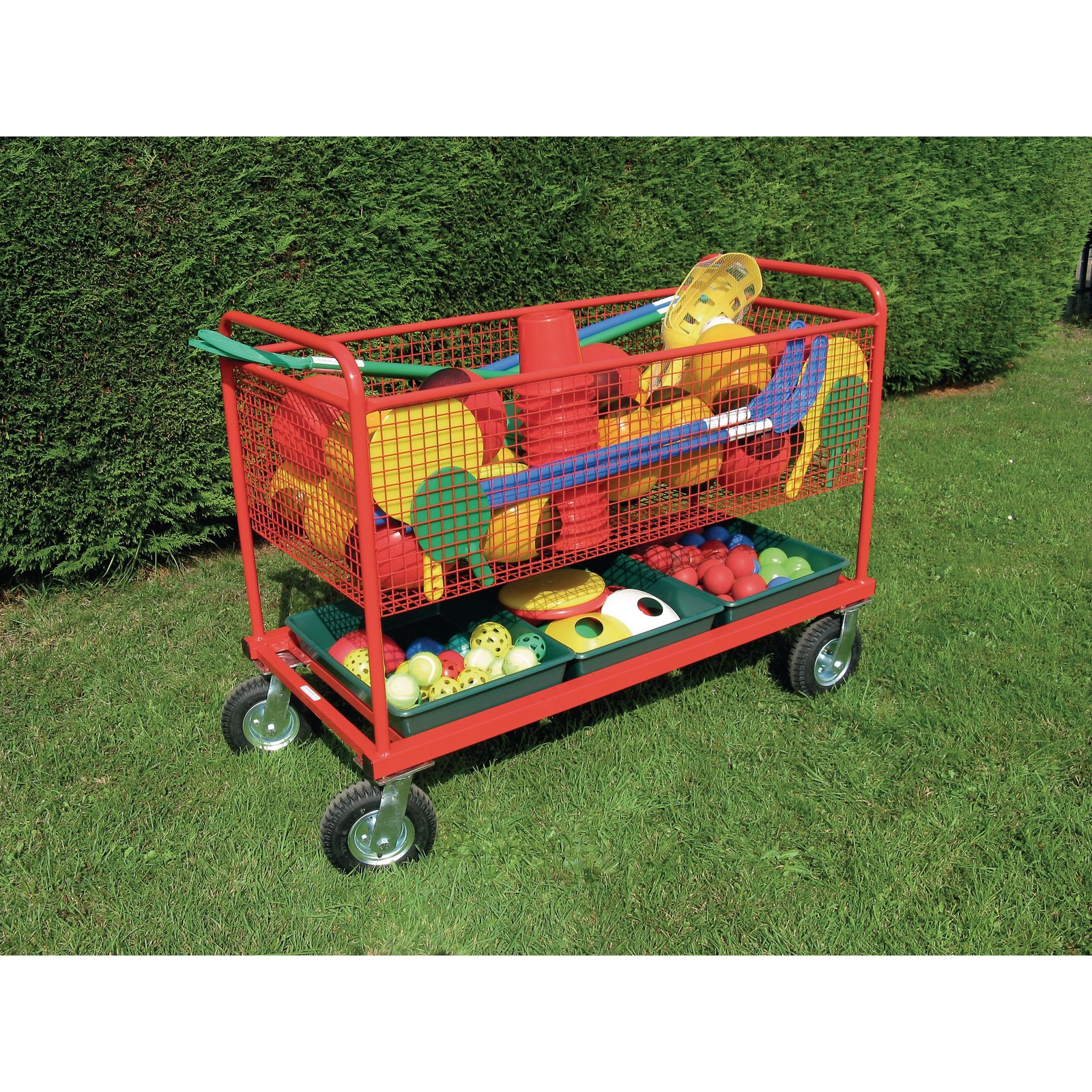 Go Anywhere Equipment Trolley - Red