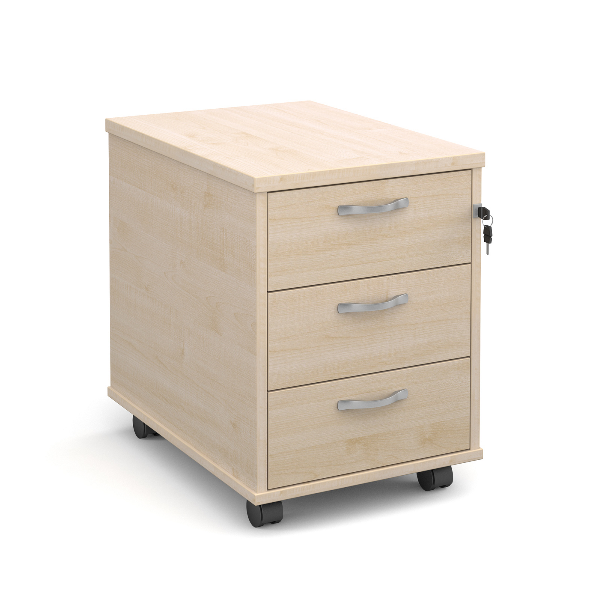 3 Draw Mobile Pedestal Maple Findel International
