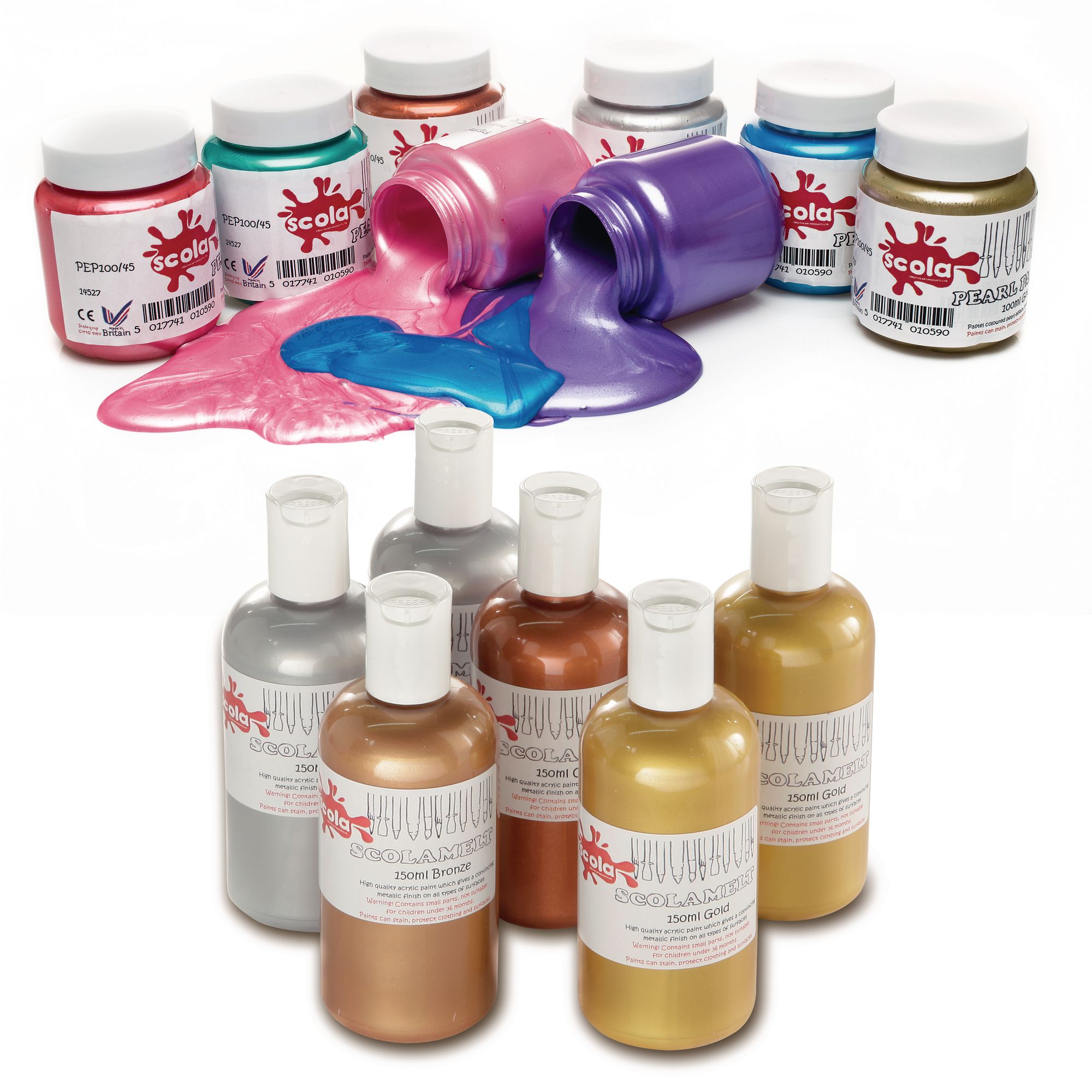 lustre-and-liquid-metal-ready-mixed-paint-in-pearlescent-pack-of-14