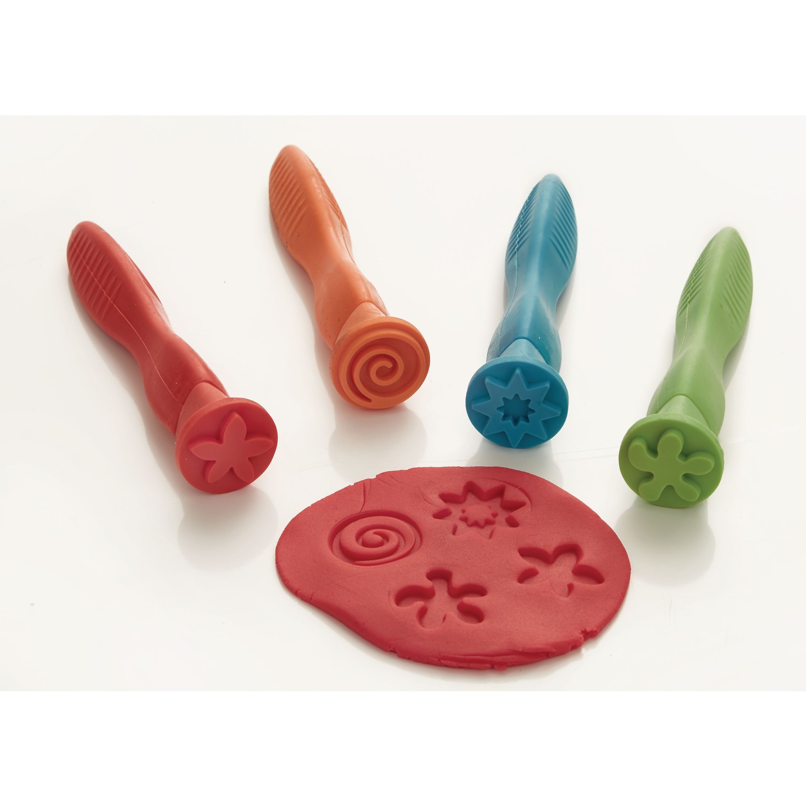 Soft Grip Pattern Stampers - Assorted - Pack of 4