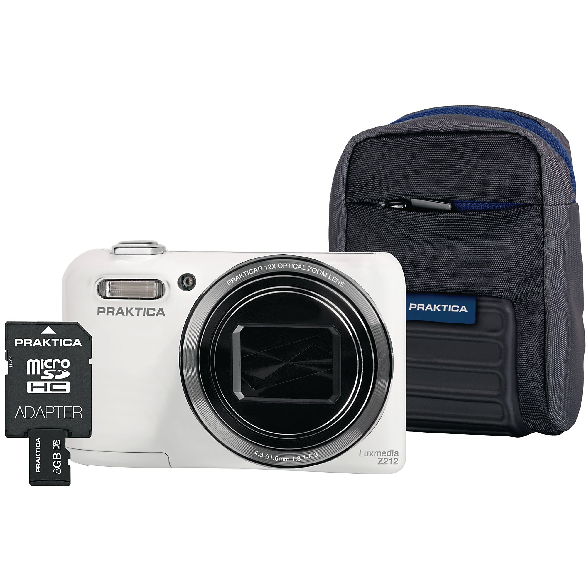 Praktica Luxmedia Z212 Camera Kit White