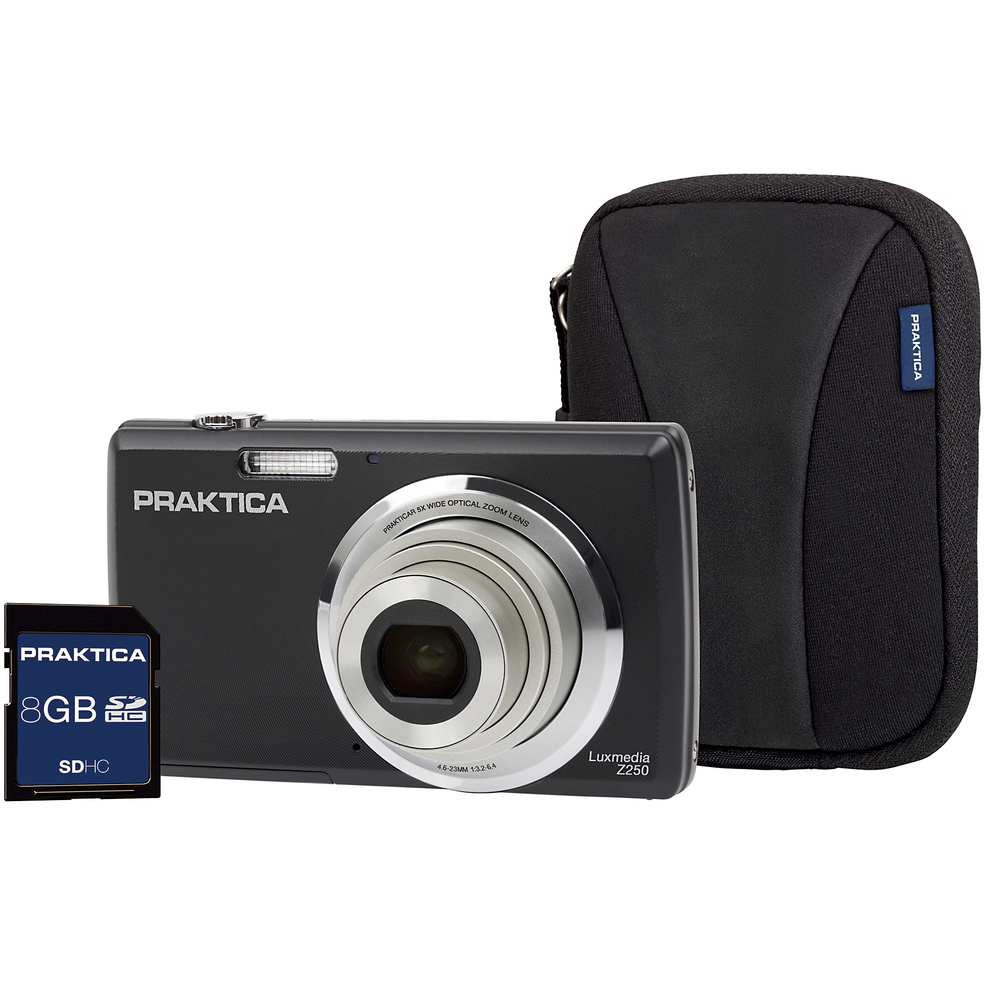 Praktica Luxmedia Z250 Camera Kit Black
