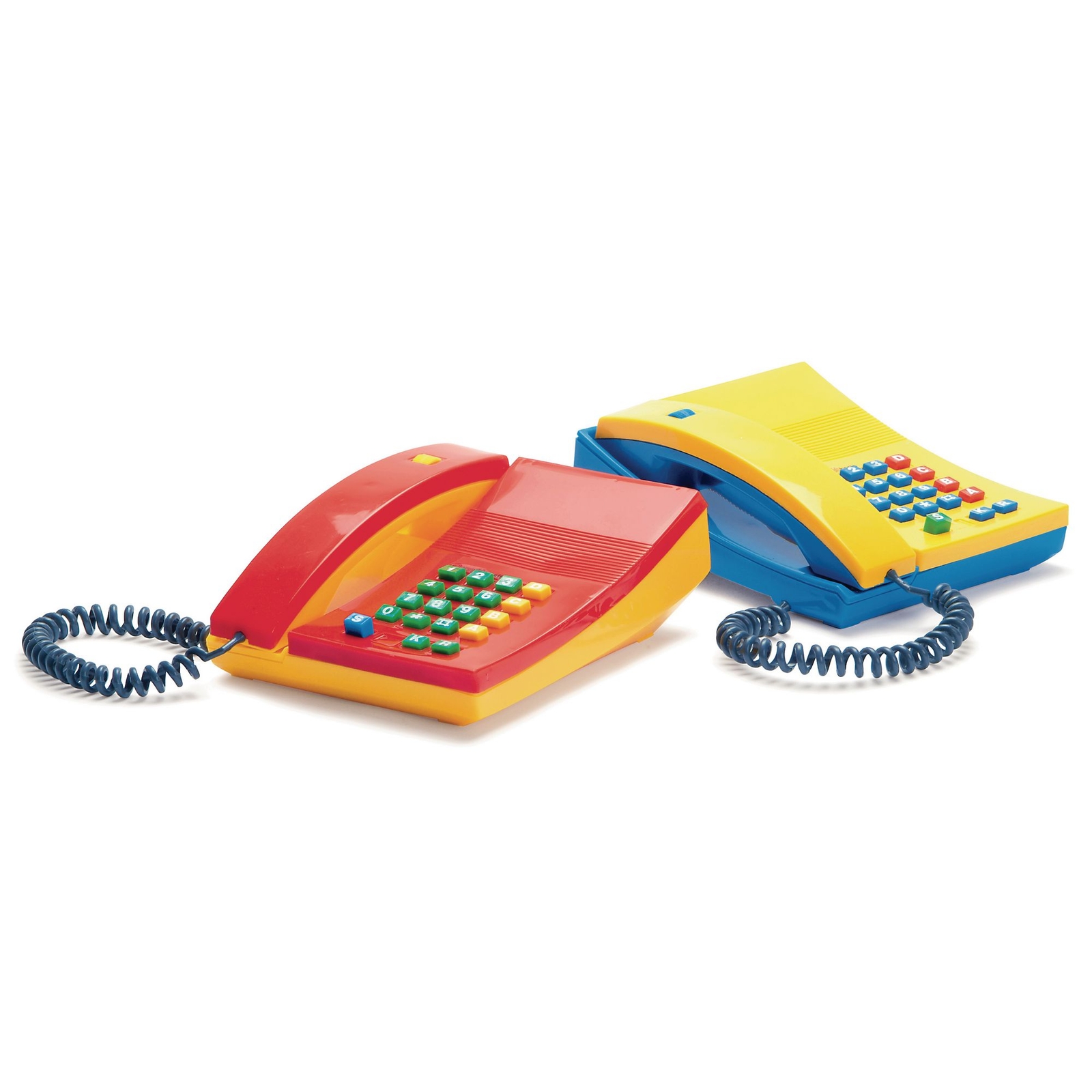 Dantoy Push Button Telephone - 190 x 180 x 80mm - Each