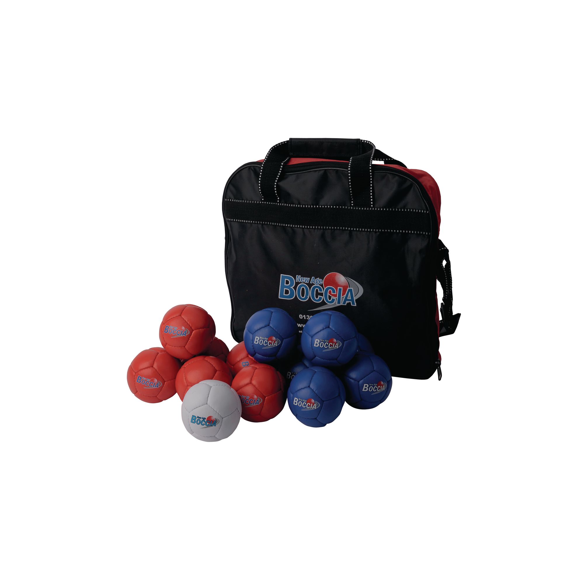 New Age Boccia Set Red Blue Pack of 13