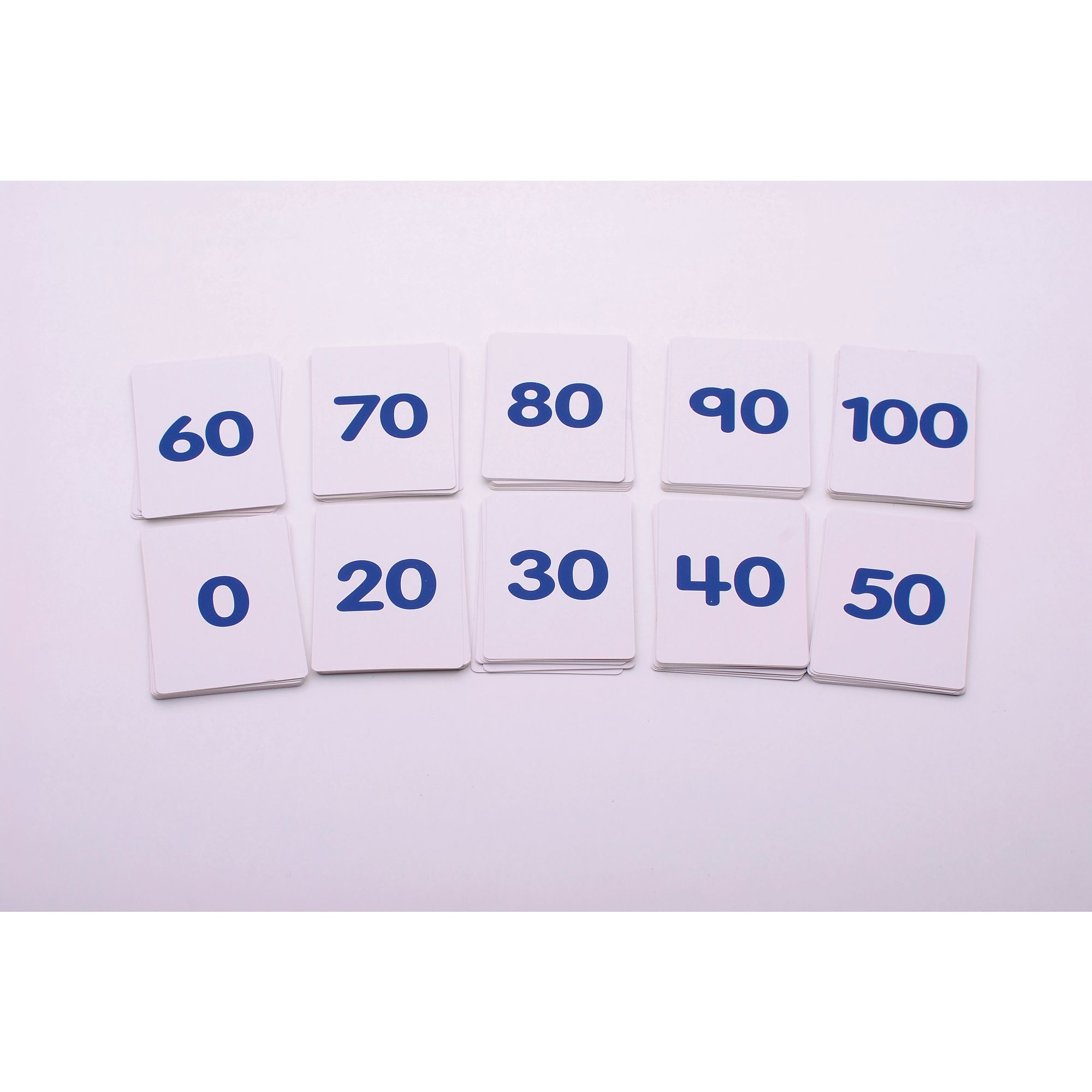 Number Cards 0-100 - 10 Sets