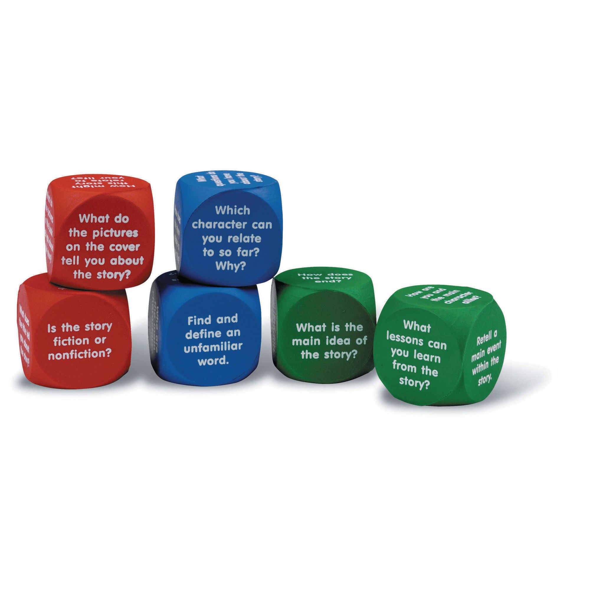 Reading Comprehension Cubes Pack of 6