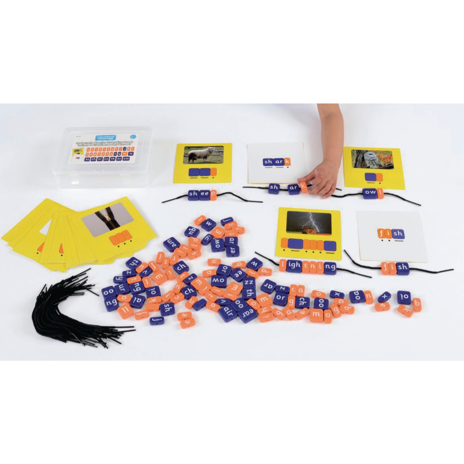 Phonics Threading Beads- Letters and Graphemes Set