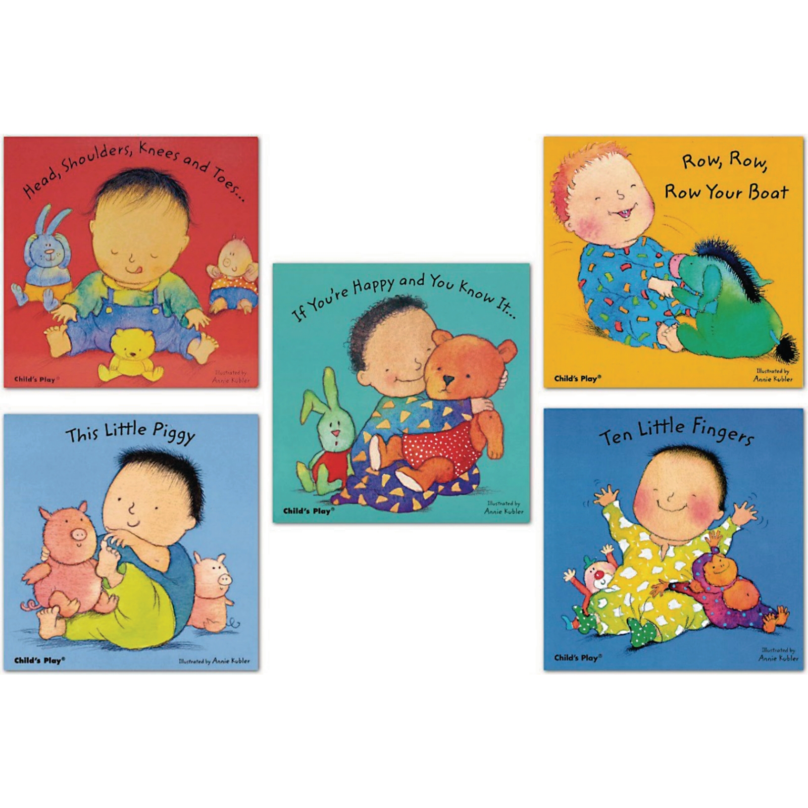 Songs and Rhymes Baby Board Books - Pack of 5