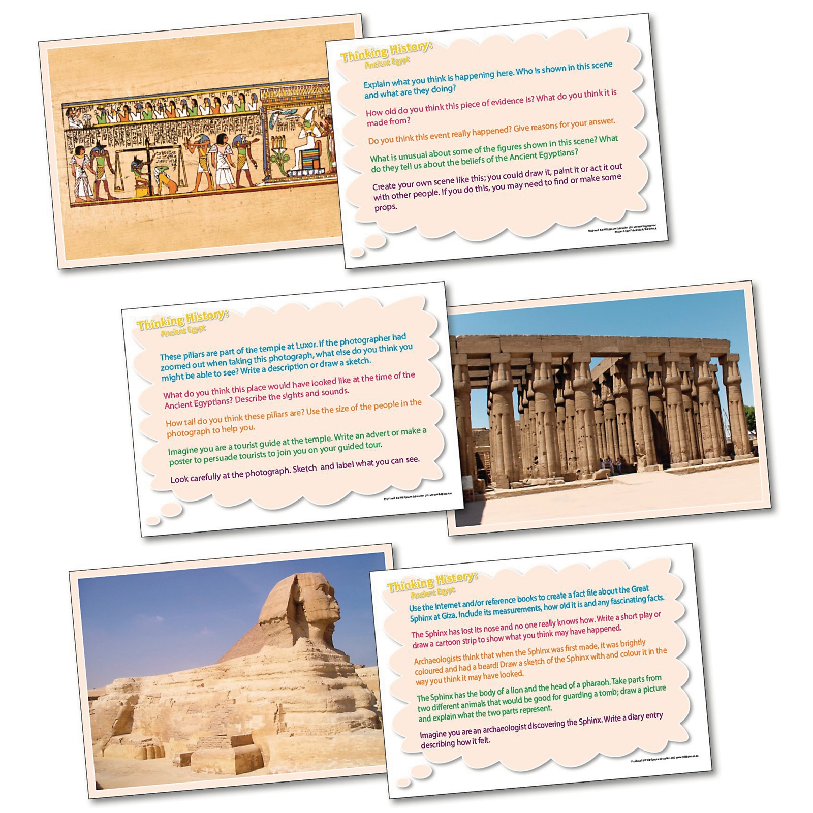 Thinking History Cards - Ancient Egypt