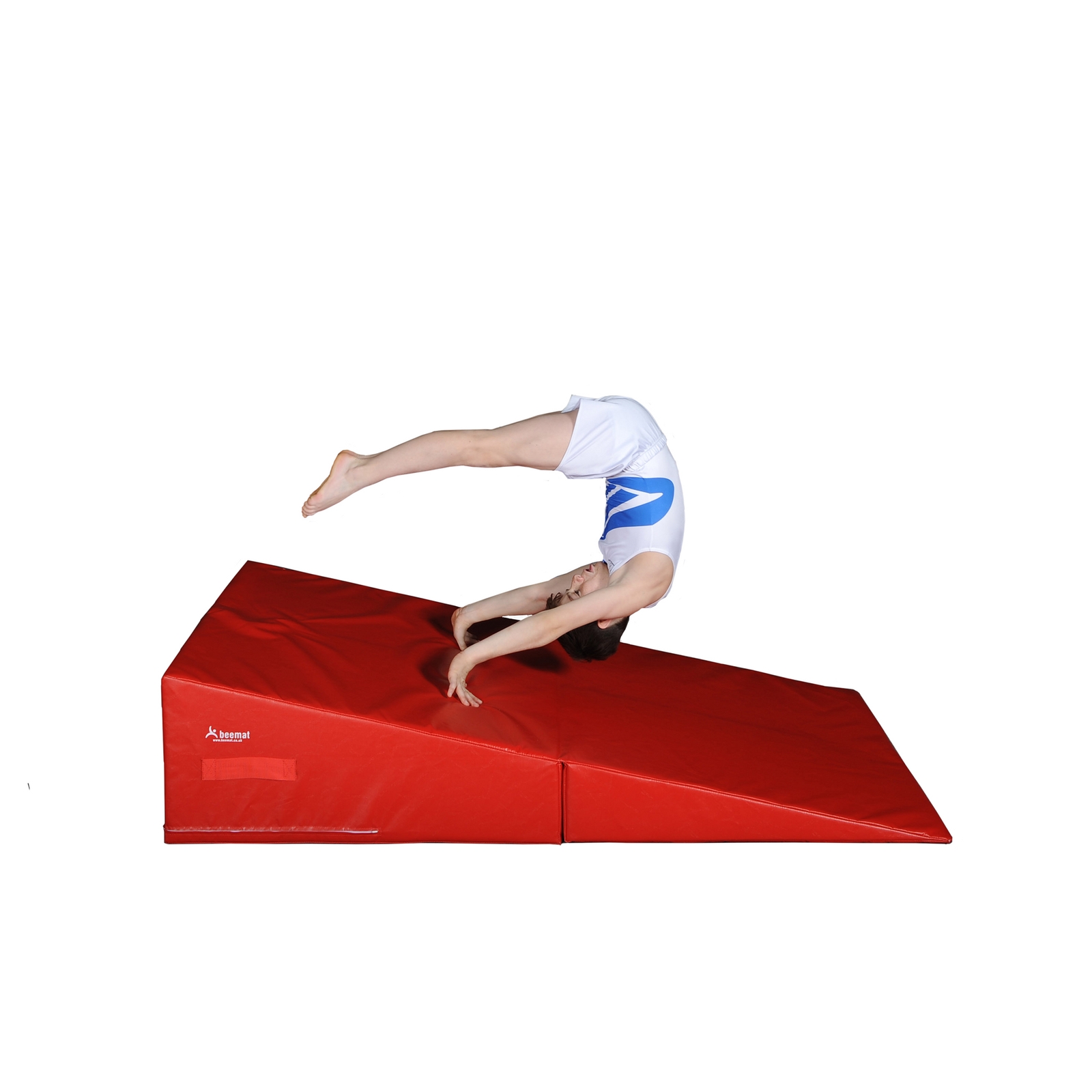 Beemat Folding Gymnastic Incline Wedge - Red