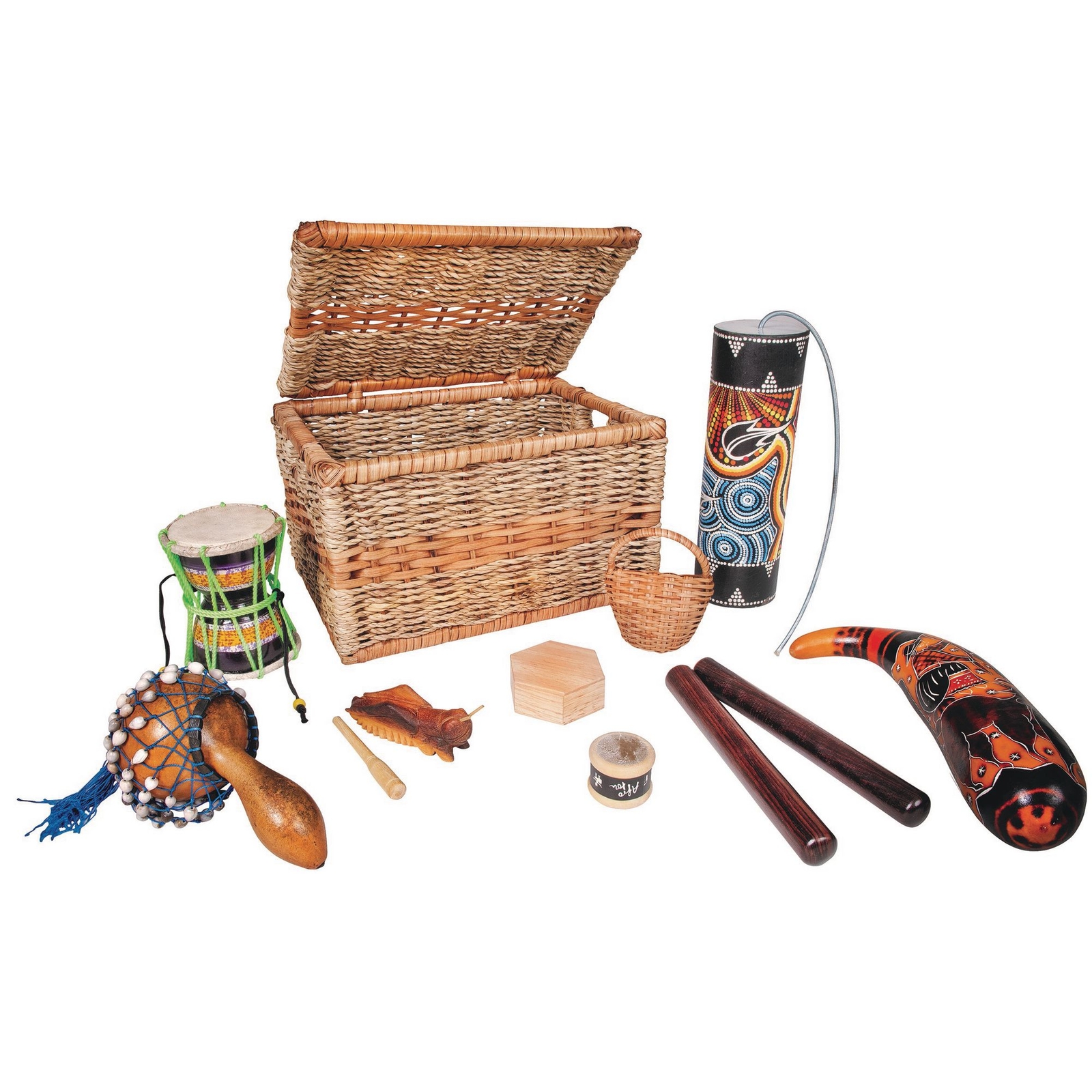 Small Multicultural Instrument Basket