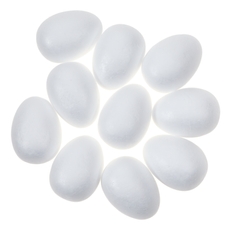 Polystyrene Eggs Pack of 10