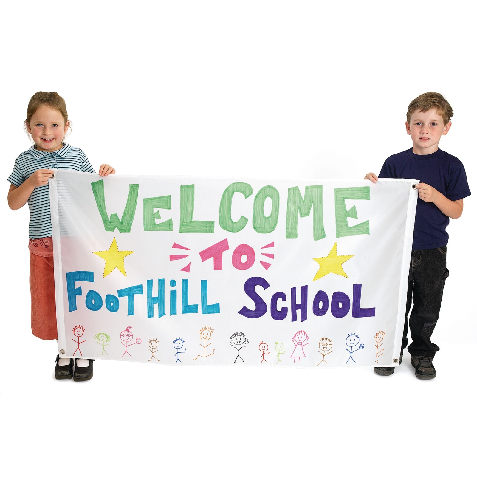 Big Nylon Banners Pack of 2